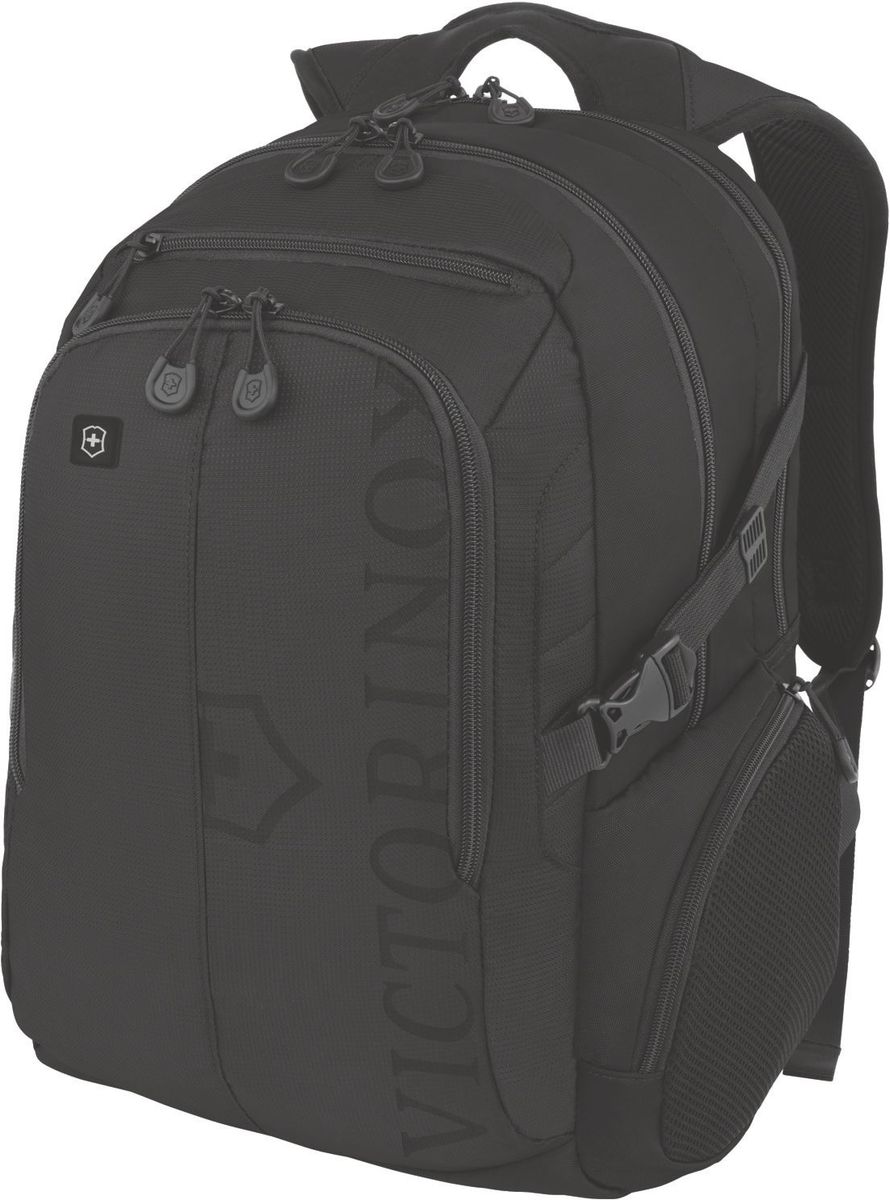 Рюкзак Victorinox VX Sport Pilot 16, цвет: черный. 3110520131105201 Рюкзак Victorinox VX Sport Pilot 16, цвет: черный. 3110520131105201Оригинальный швейцарский армейский нож «Swiss Army» был создан в 1897 году в небольшой деревушке Ибах в Швейцарии.С тех пор продукция,выпускаемая под маркой «Victorinox» с ее узнаваемым логотипом в виде креста на щите,по праву считается эталоном отличного качества,высокой функциональности,инновационных технологий и культового дизайна.Наша преданность принципам в течение последних 130 лет позволила нам создавать продукты,которые являются выдающимися не только по дизайну и качеству,но которые также являются надежными спутниками в больших и маленьких жизненных приключениях. Сегодня мы с гордостью представляем линейку сумок,чемоданов и дорожных аксессуаров,которые наилучшим образом воплощают в себе данные принципы,а также сочетают в себе черты нашего лучшего классического стиля. Коллекция VX Sport сочетает в себе культовый дизайн и прочную конструкцию.Основанные на многогранной функциональности,которая присуща оригинальному швейцарскому ножу,рюкзаки этой коллекции...