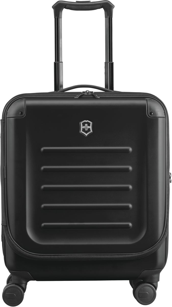 Чемодан Victorinox Spectra Dual-Access, цвет: черный. 3131810131318101 Чемодан Victorinox Spectra Dual-Access, цвет: черный. 3131810131318101Оригинальный швейцарский армейский нож «Swiss Army» был создан в 1897 году в небольшой деревушке Ибах в Швейцарии.С тех пор продукция,выпускаемая под маркой «Victorinox» с ее узнаваемым логотипом в виде креста на щите,по праву считается эталоном отличного качества,высокой функциональности,инновационных технологий и культового дизайна.Наша преданность принципам в течение последних 130 лет позволила нам создавать продукты,которые являются выдающимися не только по дизайну и качеству,но которые также являются надежными спутниками в больших и маленьких жизненных приключениях. Сегодня мы с гордостью представляем линейку сумок,чемоданов и дорожных аксессуаров,которые наилучшим образом воплощают в себе данные принципы,а также сочетают в себе черты нашего лучшего классического стиля. Victorinox привносит инновации в жесткие чемоданы коолекции Spectra 2.0.Специально разработанные для того,чтобы путешестия с жесткими чемоданами были удобнее,изысканные,стильные модели для ручной...