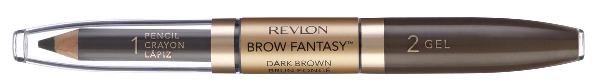 Revlon Карандаш И Гель для Бровей Colorstay Brow Fantasy Pencil & Gel Dark brown 106 14 г7212842004 Revlon Карандаш И Гель для Бровей Colorstay Brow Fantasy Pencil & Gel Dark brown 106 14 г7212842004Карандаш и гель для бровей Brow Fantasy окрашивает, оформляет и фиксирует форму бровей, в течение всего дня придавая им красивый и ухоженный вид. Хорошо пигментированный восковый карандаш и гель для укладки бровей. Супер-устойчивая формула для идеального результата. Благодаря этому уникальному и практичному средству вы создадите желаемый образ: акцентированную, чётко очерченную линию брови, или же мягкий и естественный вид.