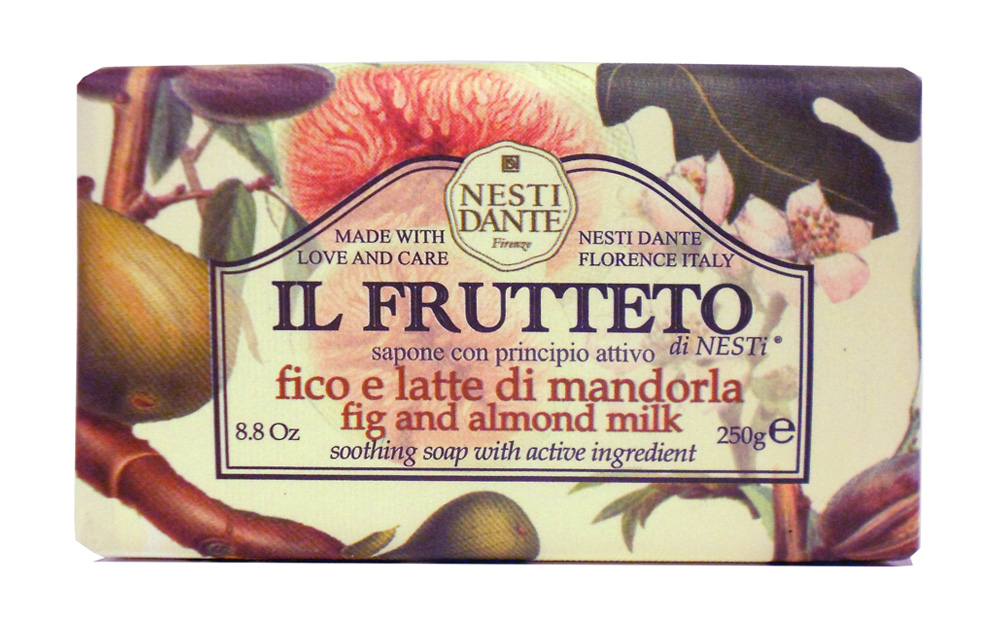 Мыло Nesti Dante Il Frutteto. Инжир и миндальное молоко, 250 г1711206 Мыло Nesti Dante Il Frutteto. Инжир и миндальное молоко, 250 г1711206Великолепное растительное мыло премиум-класса Nesti Dante Il Frutteto. Инжир и миндальное молоко, созданное из выращенных на солнце драгоценных плодов флорентийского сада. Мыловары Nesti Dante воплотили в новой линии чудесные ароматы провинции Тоскана, сохранив высокие стандарты совершенства, которыми славится натуральное растительное мыло. Два специально собранных букета, выражающие их страсть к мыловарению. Они бережно отбирали самые романтичные и эмоциональные ароматы региона Тоскана, вложив их в самое сердце новой линии мыла. Изысканная флорентийская бумага, в которую завернуто мыло, расписана акварелью, на каждом кусочке мыла выгравирована надпись With Love And Care (С любовю и заботой). Характеристики: Вес: 250 г. Производитель: Италия. Товар сертифицирован. Nesti Dante - одна из немногих итальянских мыловаренных фабрик, которая продолжает использовать в производстве только натуральные ингредиенты и...