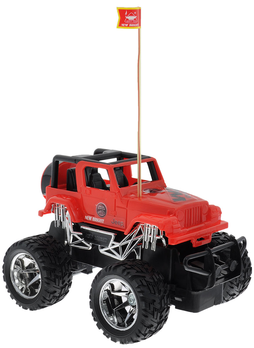 New Bright Радиоуправляемая модель Jeep Wrangler цвет красный масштаб 1:242424J_красный New Bright Радиоуправляемая модель Jeep Wrangler цвет красный масштаб 1:242424J_красныйКультовый американский автомобиль Jeep Wrangler привлечет внимание как ребенка, так и взрослого и понравится любому, кто увлекается автомобилями. Маневренная и реалистичная уменьшенная копия New Bright Jeep Wrangler выполнена в точной детализации с настоящим автомобилем в масштабе 1:24. Управление машинкой происходит с помощью пульта. Машинка двигается вперед и назад, поворачивает направо и налево. Колеса игрушки прорезинены и обеспечивают плавный ход, машинка не портит напольное покрытие. Радиоуправляемые игрушки способствуют развитию координации движений, моторики и ловкости. Ваш ребенок часами будет играть с моделью, придумывая различные истории и устраивая соревнования. Порадуйте его таким замечательным подарком! Для работы игрушки необходимы 3 батарейки типа АА (не входят в комплект). Для работы пульта управления необходимы 2 батарейки типа АА (не входят в комплект).