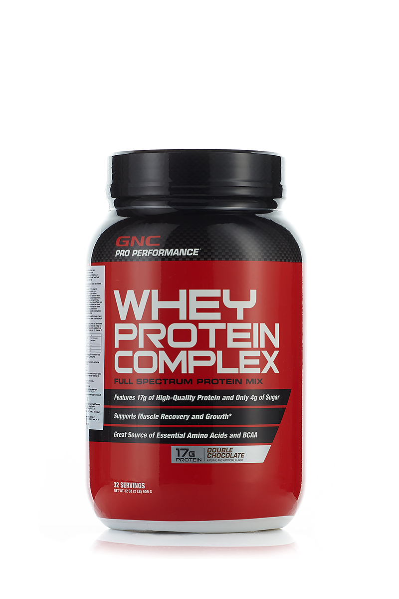 Протеин многосоставной GNC Whey Protein Complex, с ВСАА и клетчаткой, шоколад350976 Протеин многосоставной GNC Whey Protein Complex, с ВСАА и клетчаткой, шоколад350976Мультикомпонентный протеин подходит и для роста, и для «сушки» Содержит сывороточный белок, яичный, соевый изолят и казеин В каждой порции – 17 г белка и всего 6 г углеводов Питает мышцы в течение нескольких часов Подходит для замены пищи и в качестве ночного протеина В упаковке содержится 32 порции Состав в порции (28г): протеин - 17г углеводы - 6 г (из них сахар - 3 г) жиры - 1 г Прочие ингредиенты: изолят соевого протеина Supro F, концентрат сывороточного протеина, сухая молочная сыворотка, вкусо-ароматическая добавка («Двойной шоколад» или «Ванильно-сливочная»), смесь камедей Ultrasmooth Gum, пищевая соль, ацесульфам калия, сукралоза, яичный белок, кальция казеинат , натуральные и искусственные ароматизаторы, лецитин Товар не является лекарственным средством. Товар не рекомендован для лиц младше 18 лет. Могут быть противопоказания и следует предварительно проконсультироваться со специалистом.