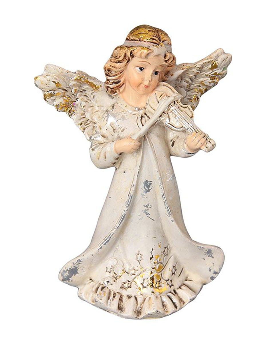Фигурка декоративная Elan Gallery Ангел со скрипкой, высота 8,5 см670099 Фигурка декоративная Elan Gallery Ангел со скрипкой, высота 8,5 см670099Декоративная фигурка Elan Gallery Ангел со скрипкой, изготовленная из полистоуна, станет необычным аксессуаром для вашего интерьера. Эта очаровательная вещица станет отличным подарком вашим друзьям и близким. Размер фигурки: 6 х 3,5 х 8,5 см.