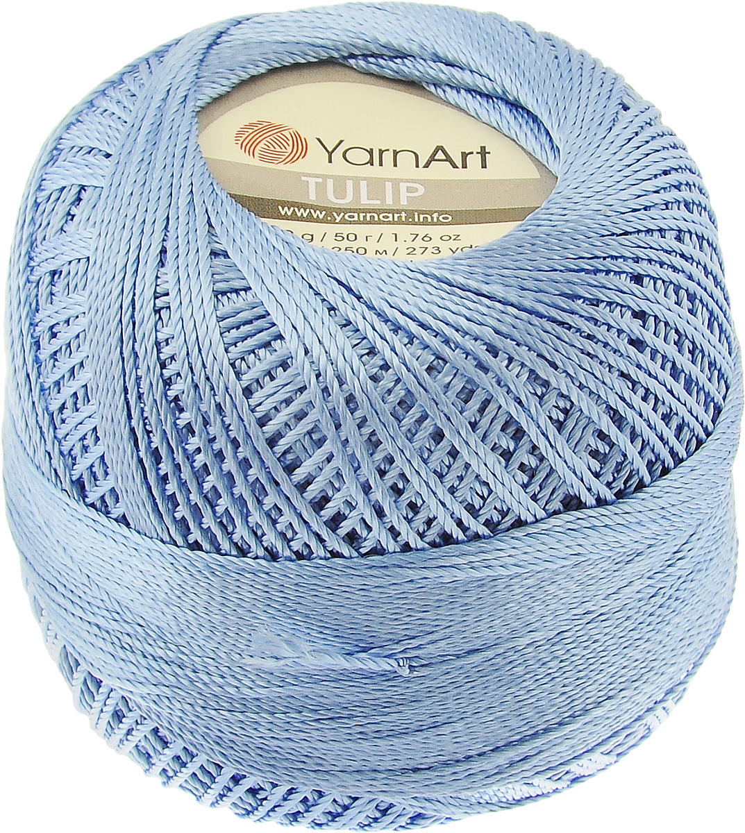 Пряжа для вязания YarnArt Tulip, цвет: синий (464), 250 м, 50 г, 6 шт372017_464 Пряжа для вязания YarnArt Tulip, цвет: синий (464), 250 м, 50 г, 6 шт372017_464Пряжа для вязания YarnArt Tulip (Ирис) изготовлена из 100% микрофибры. Пряжа приятная на ощупь, легкая, тонкая и упругая. Хорошо смотрится практически в любых узорах, не косит, послушно ложится в узоры и спицами, и крючком. Ниточка блестящая и такими же блестящими получаются изделия из нее. Нить удобна и практична тем, что хорошо смотрится как в объемных рельефных узорах, так и в самой простой чулочной вязке. Пряжа Tulip - классический вариант демисезонной пряжи, идеальна для создания летней одежды, купальников, аксессуаров, бижутерии, салфеток, ирландского кружева, жгутов и т.д. Нежная текстура ниток подходит для создания одежды детям. Изделия получаются легкими, не деформируются и не вытягиваются ни при вязании, ни при последующей носке. Микрофибра гипоаллергенна, поэтому вязаные вещи подходят даже для чувствительной кожи. Богатая цветовая гамма однотонных и меланжевых расцветок порадует рукодельниц и удовлетворит даже самых взыскательных модниц. Нить очень...