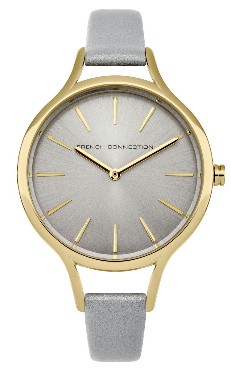 Часы наручные женские French Connection Slim Facet, цвет: светло-серый. FC1253EGFC1253EG Часы наручные женские French Connection Slim Facet, цвет: светло-серый. FC1253EGFC1253EGСтильные часы French Connection Slim Facet - это модный и практичный аксессуар, который не только выгодно дополнит ваш наряд, но и будет незаменим для каждой современной девушки, ценящей свое время. Корпус выполнен из нержавеющей стали. Контрастный циферблат оформлен логотипом бренда. Корпус изделия имеет степень влагозащиты 3 Bar, оснащен кварцевым механизмом и дополнен устойчивым к царапинам минеральным стеклом. Изысканный узкий ремешок выполнен из натуральной кожи и дополнен пряжкой, которая позволяет с легкостью снимать и надевать изделие. Часы поставляются в фирменной упаковке. Часы French Connection подчеркнут изящество ваших рук и ваш неповторимый стиль и элегантность.