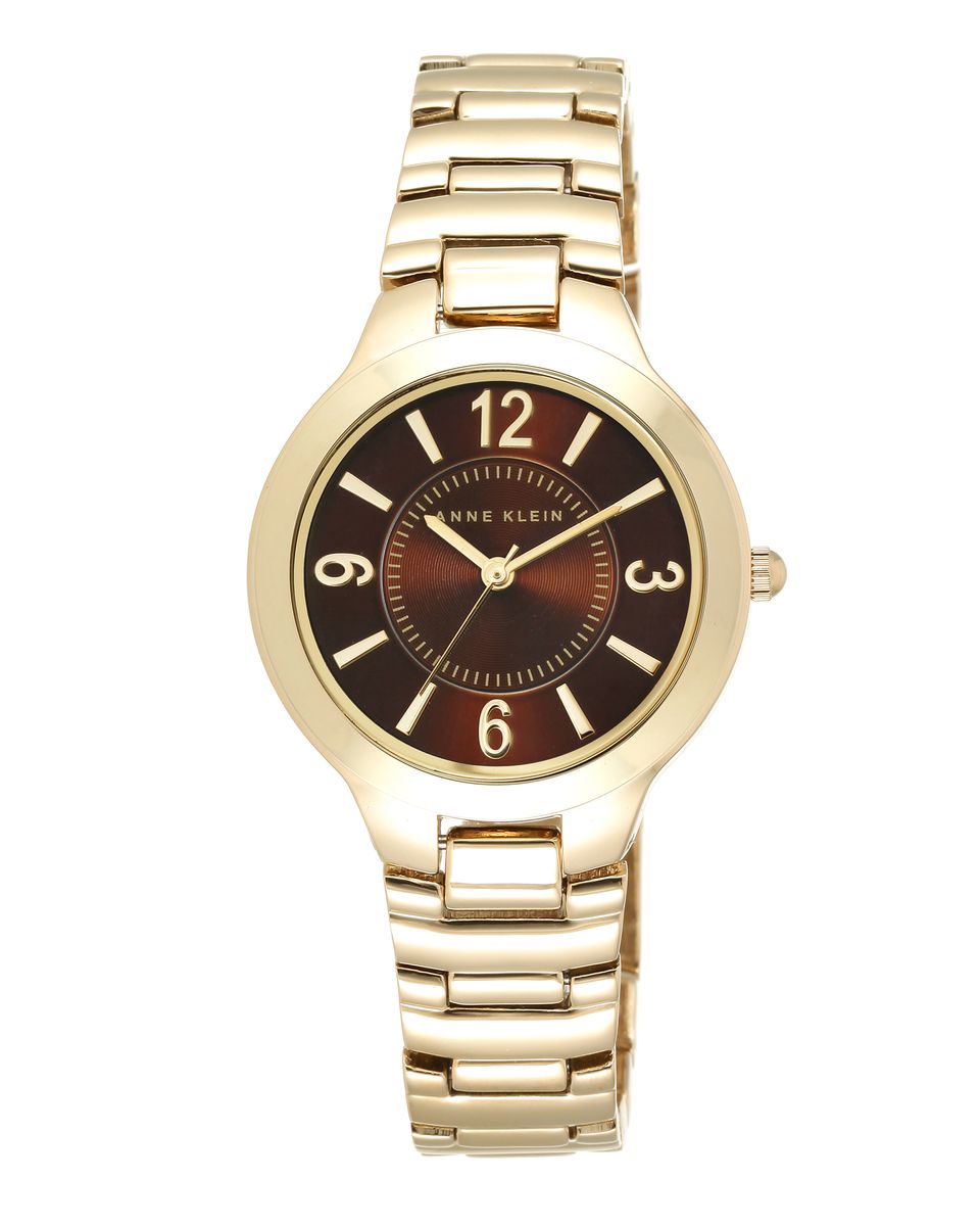 Наручные часы женские Anne Klein Daily, цвет: золотистый. 1450 BNGB1450 BNGB Наручные часы женские Anne Klein Daily, цвет: золотистый. 1450 BNGB1450 BNGBКорпус 32 мм, металлический браслет с покрытием золотого цвета, циферблат коричневого цвета, водозащита 3 АТМ