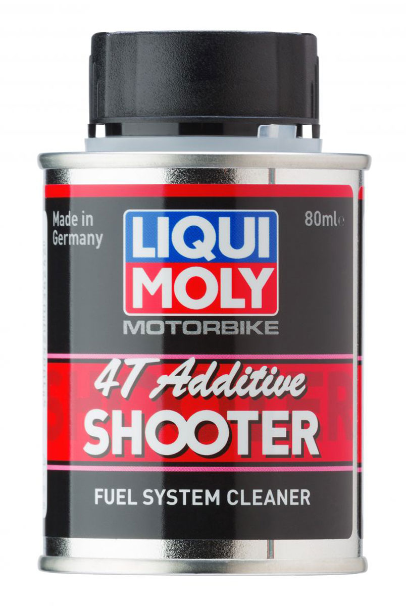 Очиститель топливной системы LiquiMoly Motorbike 4T Additiv Shooter , 0,08 л20591 Очиститель топливной системы LiquiMoly Motorbike 4T Additiv Shooter , 0,08 л20591Присадка для улучшения разгонной динамики 2-х и 4-х тактной мототехники.