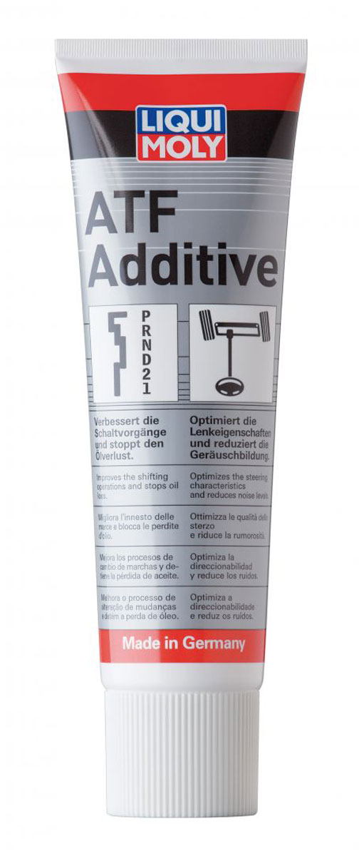 Присадка Liqui Moly ATF Additive, в АКПП, 0,25 л5135 Присадка Liqui Moly ATF Additive, в АКПП, 0,25 л5135Liqui Moly ATF Additive - это средство для автоматических коробок передач, где применяются жидкости ATF Dexron II/III. Специальные компоненты восстанавливают эластичность резиновых и уплотнителей АКПП. Так же при применении, происходит очищение каналов в передаточном механизме, благодаря чему улучшается работа всей системы в целом. Продлевает срок эксплуатации АКПП и снижает издержки на ремонт. Используется при каждой замене масла АКПП. Снижает утечки масла из-за потери эластичности сальников. Очищает и защищает от износа. Предотвращает старение и окисление масла. Предупреждает издержки на ремонт и продлевает срок эксплуатации. Предотвращает появление масляных пятен и загрязнение окружающей среды. Товар сертифицирован.