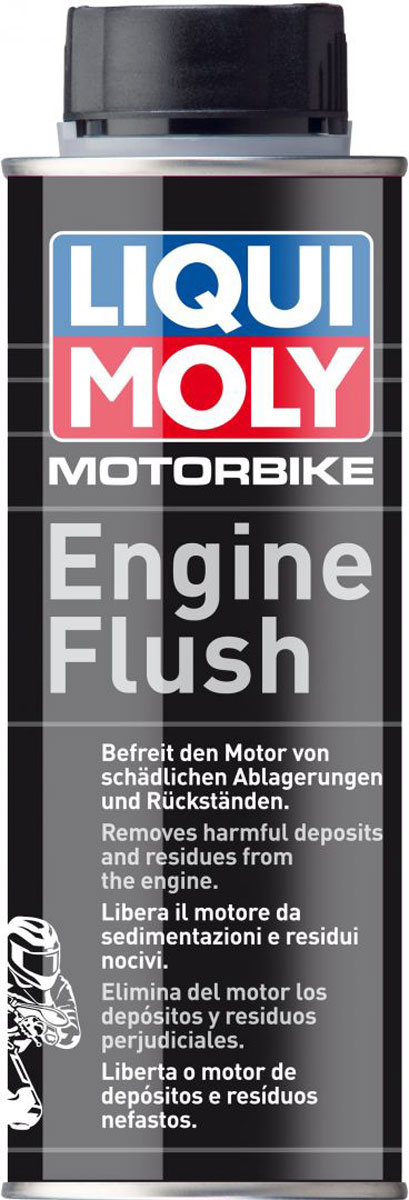 Очиститель мотора LiquiMoly Motorrad Engine Flush , 0,25 л1638 Очиститель мотора LiquiMoly Motorrad Engine Flush , 0,25 л1638Моющая присадка для очистки масляной системы мотоциклетной техники перед заменой масла.