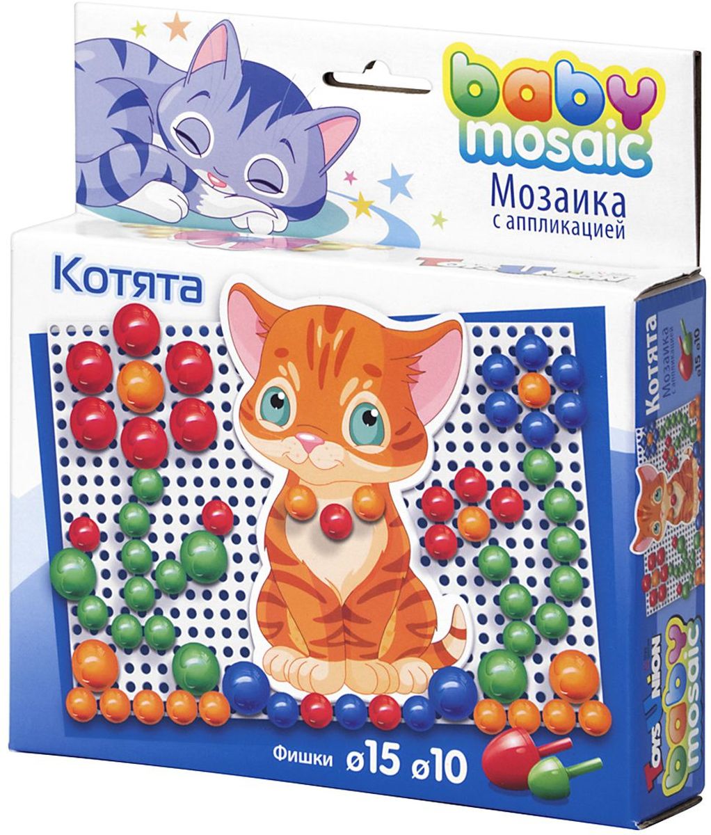 ToysUnion Детская Мозаика с аппликацией Котята00-014 ToysUnion Детская Мозаика с аппликацией Котята00-014Мозаика – захватывающая игра для развития детей от 4-х лет и старше. Игра предназначена для развития творческого таланта ребенка, его воображения, координации, способности работать с маленькими объектами. Благодаря сочетанию мозаики и аппликации появляется возможность выйти за рамки платы, расширяя тем самым игровое пространство, что позволяет ребенку проявлять творческую активность. Элементы мозаики сделаны из легкого, небьющегося, легко моющегося, высококачественного материала, абсолютно безопасного для здоровья ребенка.