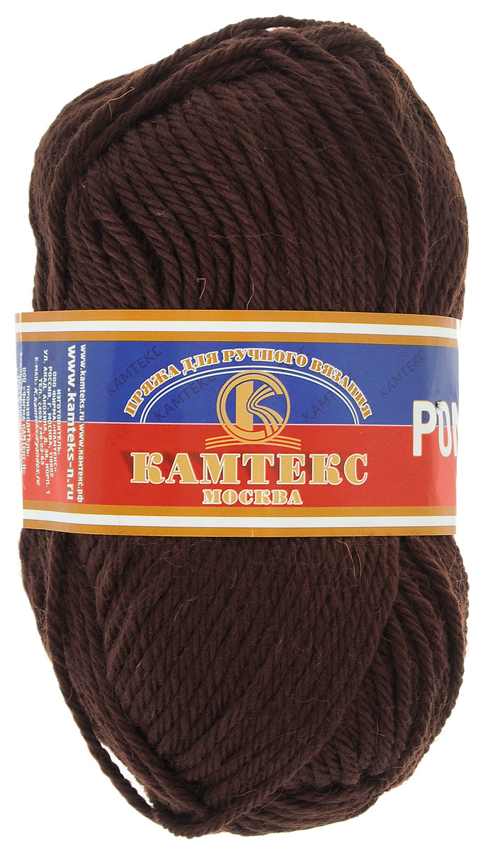 Пряжа для вязания Камтекс Романс, цвет: шоколад (063), 120 м, 100 г, 10 шт136058_063 Пряжа для вязания Камтекс Романс, цвет: шоколад (063), 120 м, 100 г, 10 шт136058_063Пряжа для вязания Камтекс Романс изготовлена из шерсти и акрила. Такая пряжа - оптимальное сочетание состава, пятиниточная толстая пряжа из-за большого количества сложений имеет красивый внешний вид. Изделие обладает высокими потребительскими свойствами, очень хорошо сохраняет форму готовых вещей. Подходит для верхних трикотажных изделий - свитеров, джемперов, пальто. Рекомендуемые для вязания спицы и крючки 3-5 мм. Состав: 50% шерсть, 50% акрил. Комплектация: 10 шт.