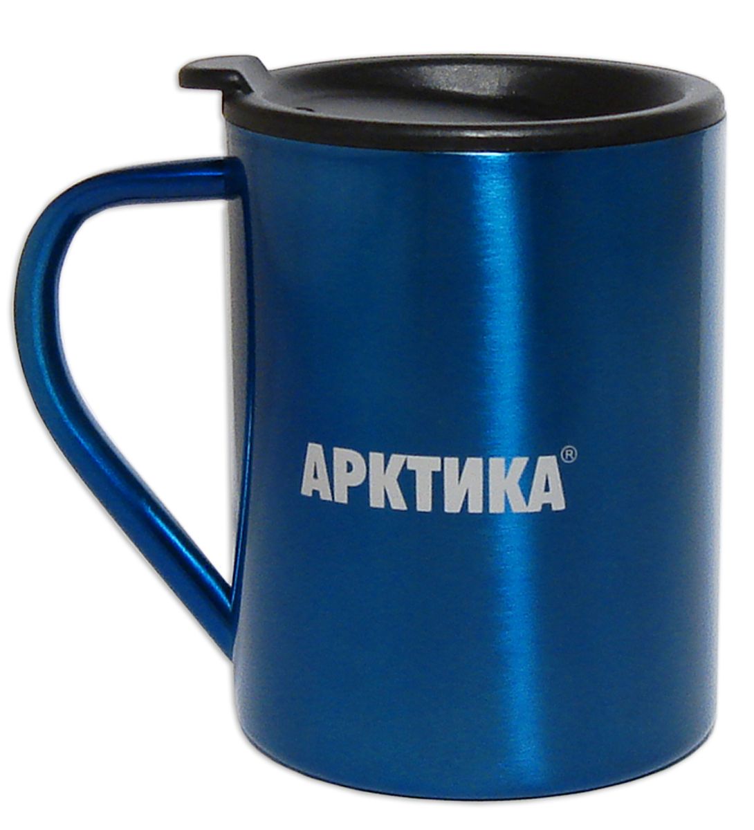 Термокружка Арктика, цвет: синий, черный, 300 мл802-300_синий, черный Термокружка Арктика, цвет: синий, черный, 300 мл802-300_синий, черныйТермокружка Арктика одинаково хороша и при использовании дома, если вы любите растягивать удовольствие от напитка и вам не нравится, что он так быстро остывает, и на даче, где такая посуда особенно впору в силу своей прочности, долговечности и практичности. Изделием приятно пользоваться, ведь оно не обжигает руки, его легко мыть. Термокружка выполнена из прочной нержавеющей стали, благодаря чему ее можно не бояться уронить. Имеется пластиковая крышка с силиконовой вставкой. В ней расположено отверстие, через которое можно пить. Диаметр кружки (по верхнему краю): 7,8 см. Высота кружки (без учета крышки): 9 см.