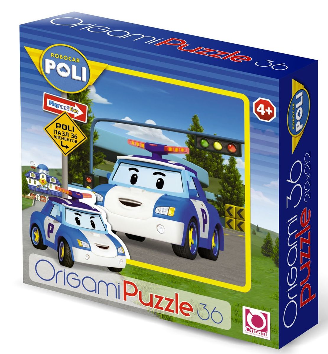 Оригами Пазл Robocar 36А 0016600166 Оригами Пазл Robocar 36А 0016600166Пазл Робокар на 36 деталей. Пазл за пазлом ребёнок будет узнавать о весёлых приключениях машинок-трансформеров и выучит правила дорожного движения. Составление пазла станет развивающим досугом для малыша и подарит хорошее настроение. Размер пазла 22х22. Рекомендуемый возраст 3+.