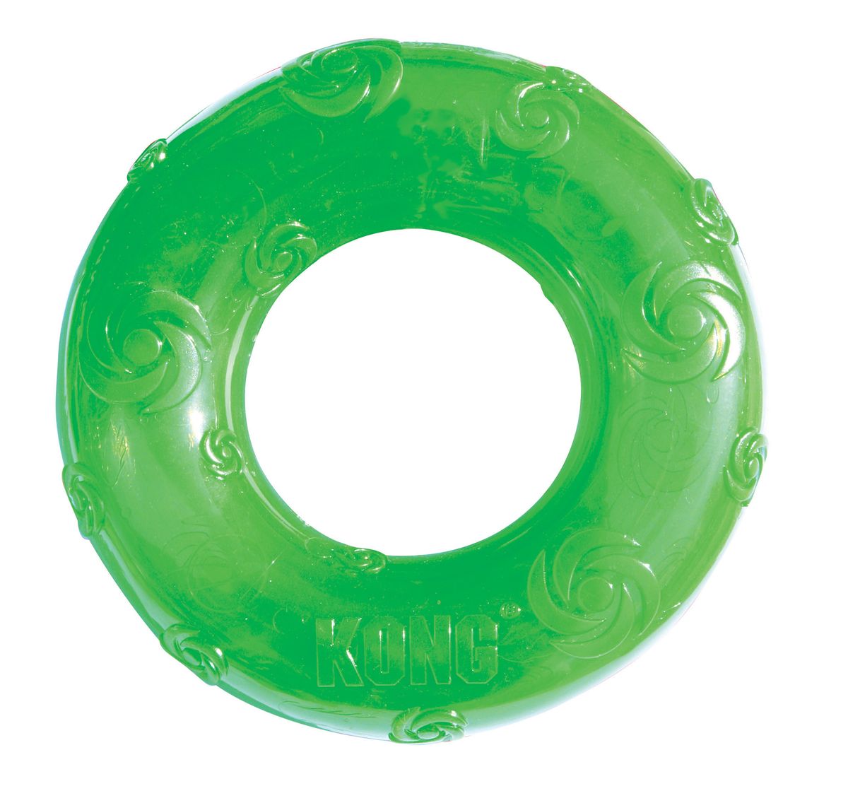 Игрушка для собак Kong Сквиз Кольцо, большое, резиновое с пищалкойPSR1 Игрушка для собак Kong Сквиз Кольцо, большое, резиновое с пищалкойPSR1Kong игрушка для собак Сквиз Кольцо большое резиновое с пищалкой. Игрушка для собак мелких пород. Изготовлена из очень прочной и безопасной резины. Пищалка утоплена в слой резины, что не позволяет собаке вынуть и сгрызть пищалку. Диаметр 15 см.
