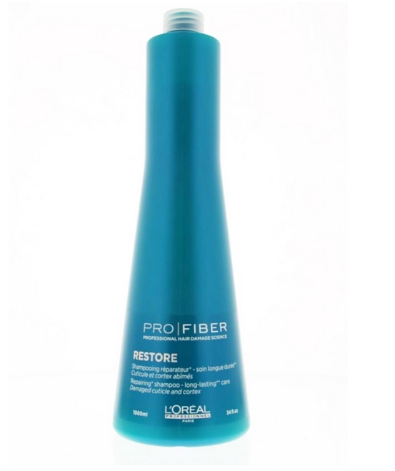 LOreal Professionnel Шампунь для сильно поврежденных волос Pro Fiber Restore Shampoo, 1000 млLE1547900 LOreal Professionnel Шампунь для сильно поврежденных волос Pro Fiber Restore Shampoo, 1000 млLE1547900LOreal Professionnel Pro Fiber Restore Shampoo - Шампунь для сильно поврежденных волос . Предназначен для ухода за волосами в домашних условиях. С его помощью волосы прекрасно очищаются, они словно оживают от деликатной, мягкой заботы. Активные компоненты: - аминосилан - силиконовое соединение кремния для связывания внутренних слоев волоса в трехмерную сеть - отвечает за укрепление и восстановление структуры. - катионный полимер, покрывающий кутикулу волоса защитной пленкой и «герметизирующий» комплекс Aptyl 100 внутри волоса. Ваши волосы вновь станут сильными, здоровыми, мягкими и шелковистыми.