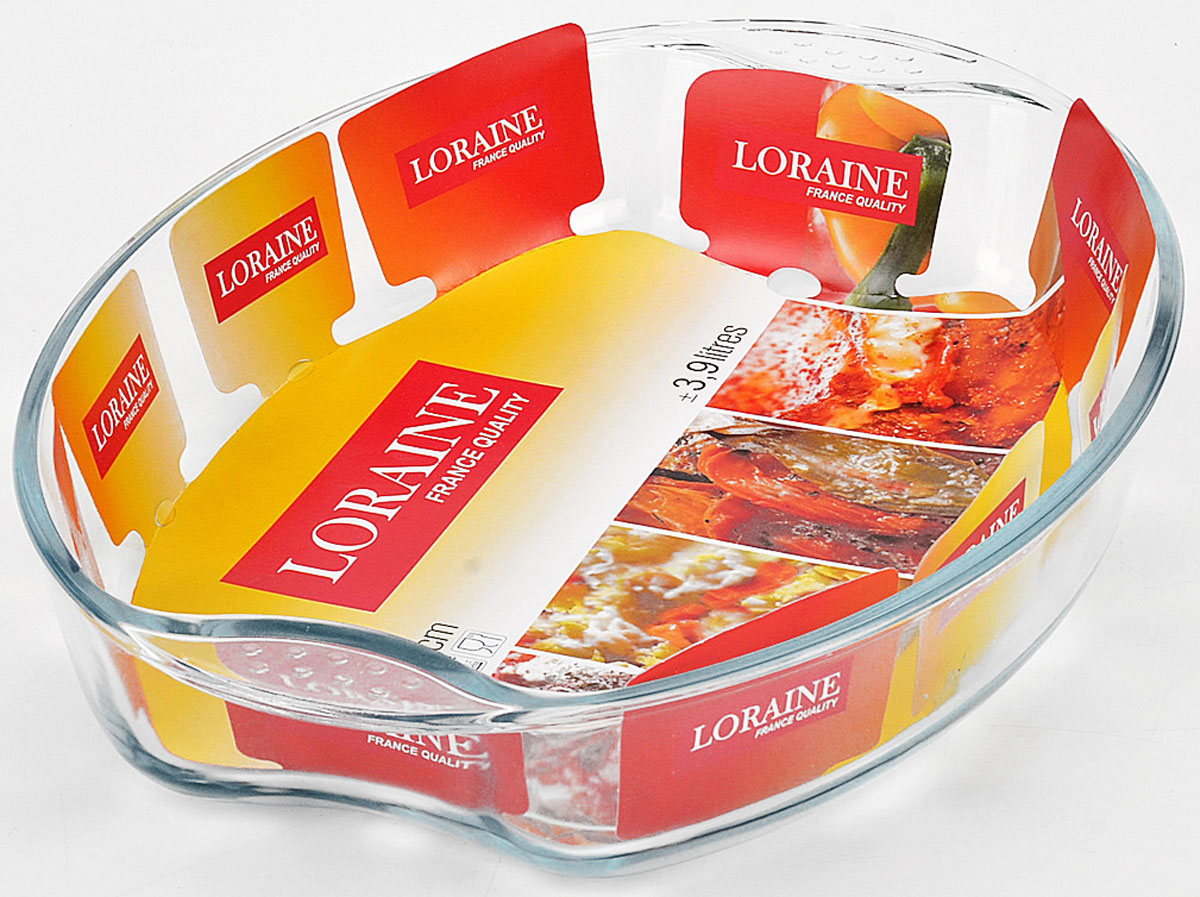 Жаровня Loraine, 3,9 л. 2066620666-1 Жаровня Loraine, 3,9 л. 2066620666-1Форма изготовленная из термостойкого стекла круглой формы, будет отличным выбором для всех любителей блюд, приготовленных в духовке, микроволновой печи. Форма не вступает в реакцию с готовящейся пищей, а потому не выделяет никаких вредных веществ, не подвергается воздействию кислот и солей. Из-за невысокой теплопроводности пища в стеклянной посуде гораздо медленнее остывает. Такая посуда очень удобна для приготовления и подачи самых разнообразных блюд: супов, вторых блюд, десертов. Благодаря прозрачности стекла, за едой можно наблюдать при ее готовке, еду можно видеть при подаче, хранении. Используя эту форму, вы можете как приготовить пищу, так и изящно подать ее к столу, не меняя посуды. Форма может быть использована в духовках, микроволновых печах и морозильных камерах (выдерживает температуру от - 40°C до 400°C).Можно мыть и сушить в посудомоечной машине.