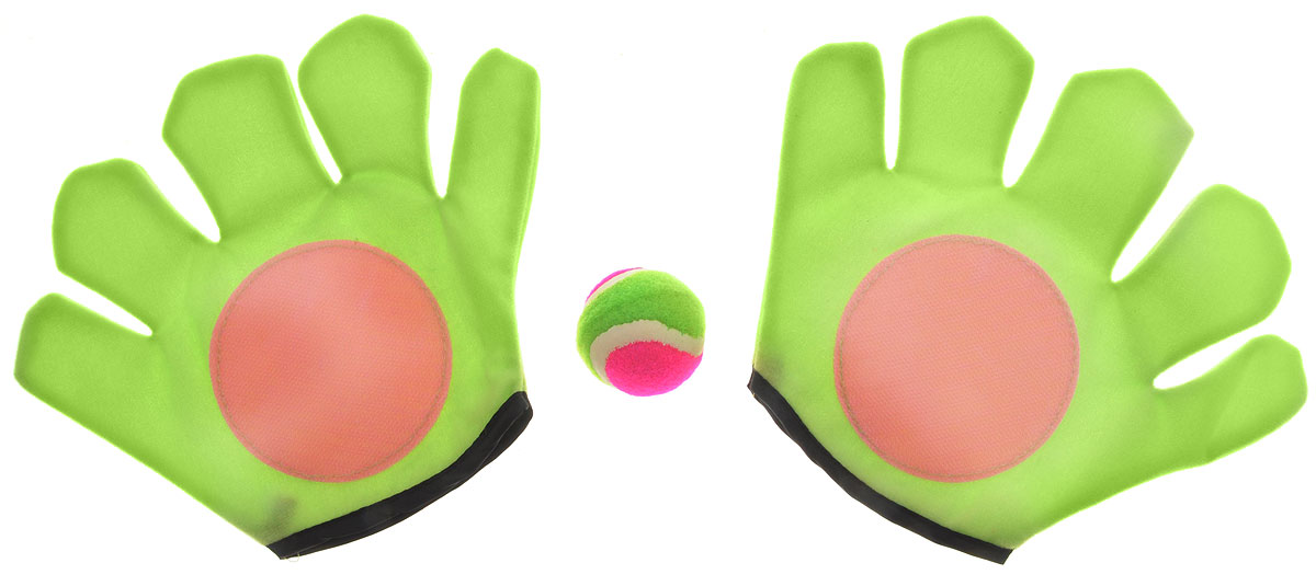 YG Sport Игровой набор МячеловкаYG13I YG Sport Игровой набор МячеловкаYG13IИгровой набор YG Sport Мячеловка обязательно привлечет внимание вашего непоседы! В набор входят две перчатки-липучки и мяч. Перчатки созданы специально для более удобного захватывания мячика: на обозначенной поверхности имеются специальные липучки, которые крепко цепляются за мяч и не дают ему упасть. Набор поможет вам весело и с пользой для здоровья провести время на свежем воздухе. Теперь развивать свою ловкость и меткость стало еще проще!