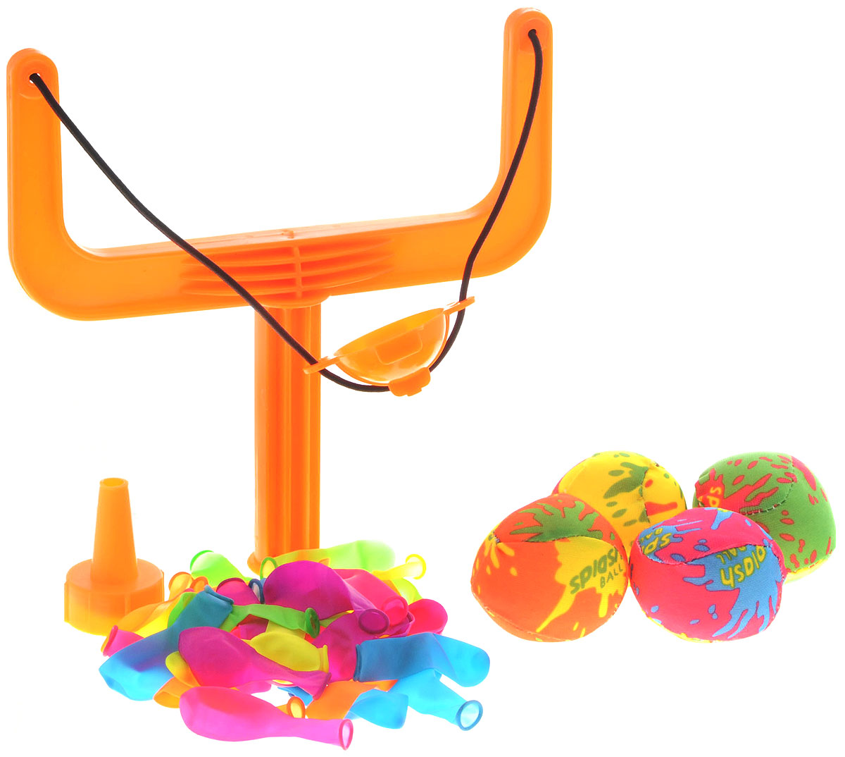 YG Sport Игровой набор Водяные бомбочкиYG16Y YG Sport Игровой набор Водяные бомбочкиYG16YИгровой набор YG Sport Водяные бомбочки станет любимым развлечением детишек на природе, а для быстрого наполнения и метания чудо-бомбочек в комплекте предусмотрены аксессуары. Подготовить чудо-бомбочку довольно просто: наполнить шарик водой, используя воронку, завязать и выстрелить из рогатки в выбранную мишень. С помощью этого игрового набора можно разнообразить пляжный отдых или же освежиться, играя на даче или пикнике. Новое игровое приобретение настроит деток на положительный эмоциональный фон и благоприятно воздействует на развитие меткости и ловкости. Все элементы набора выполнены из качественных и гипоаллергенных материалов, абсолютно безопасных для детской игры.