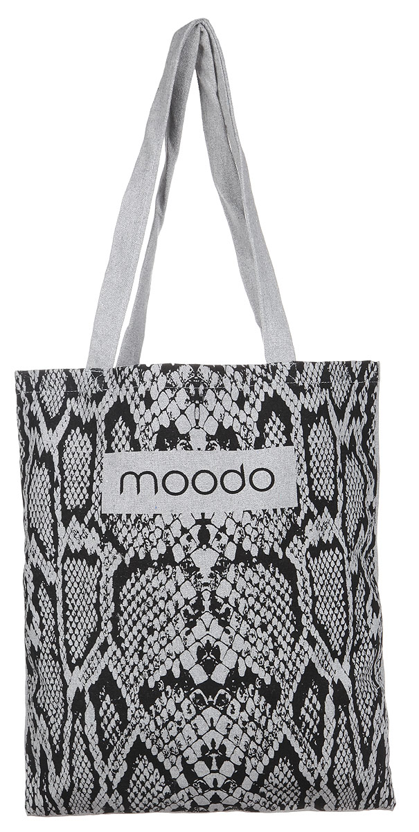 Сумка женская Moodo, цвет: серый. L-TO-2003L-TO-2003 GREY Сумка женская Moodo, цвет: серый. L-TO-2003L-TO-2003 GREYУниверсальная хлопковая сумка Moodo оформлена изображением логотипа бренда и змеиным принтом. Сумка имеет одно вместительное отделение и оснащена двумя удобными ручками, которые позволят носить изделие, как в руках, так и на плече. Модная сумка идеально подчеркнет ваш неповторимый стиль.