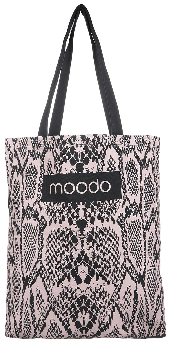 Сумка женская Moodo, цвет: черный. L-TO-2003L-TO-2003 BLACK Сумка женская Moodo, цвет: черный. L-TO-2003L-TO-2003 BLACKУниверсальная хлопковая сумка Moodo оформлена изображением логотипа бренда и змеиным принтом. Сумка имеет одно вместительное отделение и оснащена двумя удобными ручками, которые позволят носить изделие, как в руках, так и на плече. Модная сумка идеально подчеркнет ваш неповторимый стиль.
