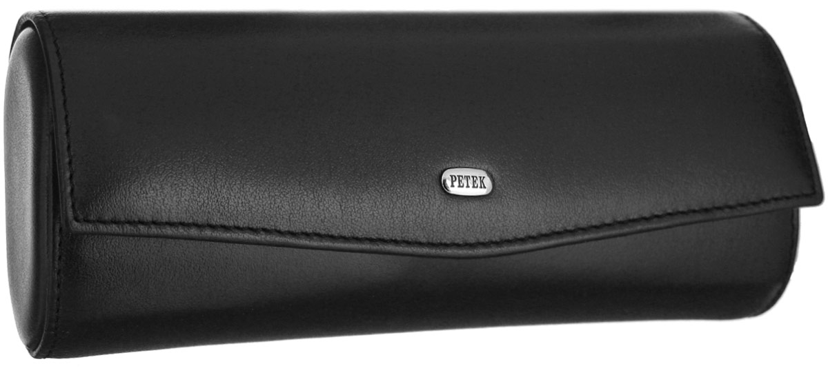 Футляр для очков Petek 1855, цвет: черный. 694.229.01694.229.01 Black Футляр для очков Petek 1855, цвет: черный. 694.229.01694.229.01 BlackСтильный футляр для очков Petek 1855 изготовлен из натуральной кожи с гладкой фактурой. Изделие закрывается на клапан с магнитной кнопкой. Клапан оформлен металлической пластиной с гравировкой в виде названия бренда. Внутренняя поверхность изделия выполнена из бархатистой ткани, что позволит защитить очки от механических повреждений. Футляр упакован в фирменную коробку. Практичный аксессуар прекрасно дополнит ваш образ.