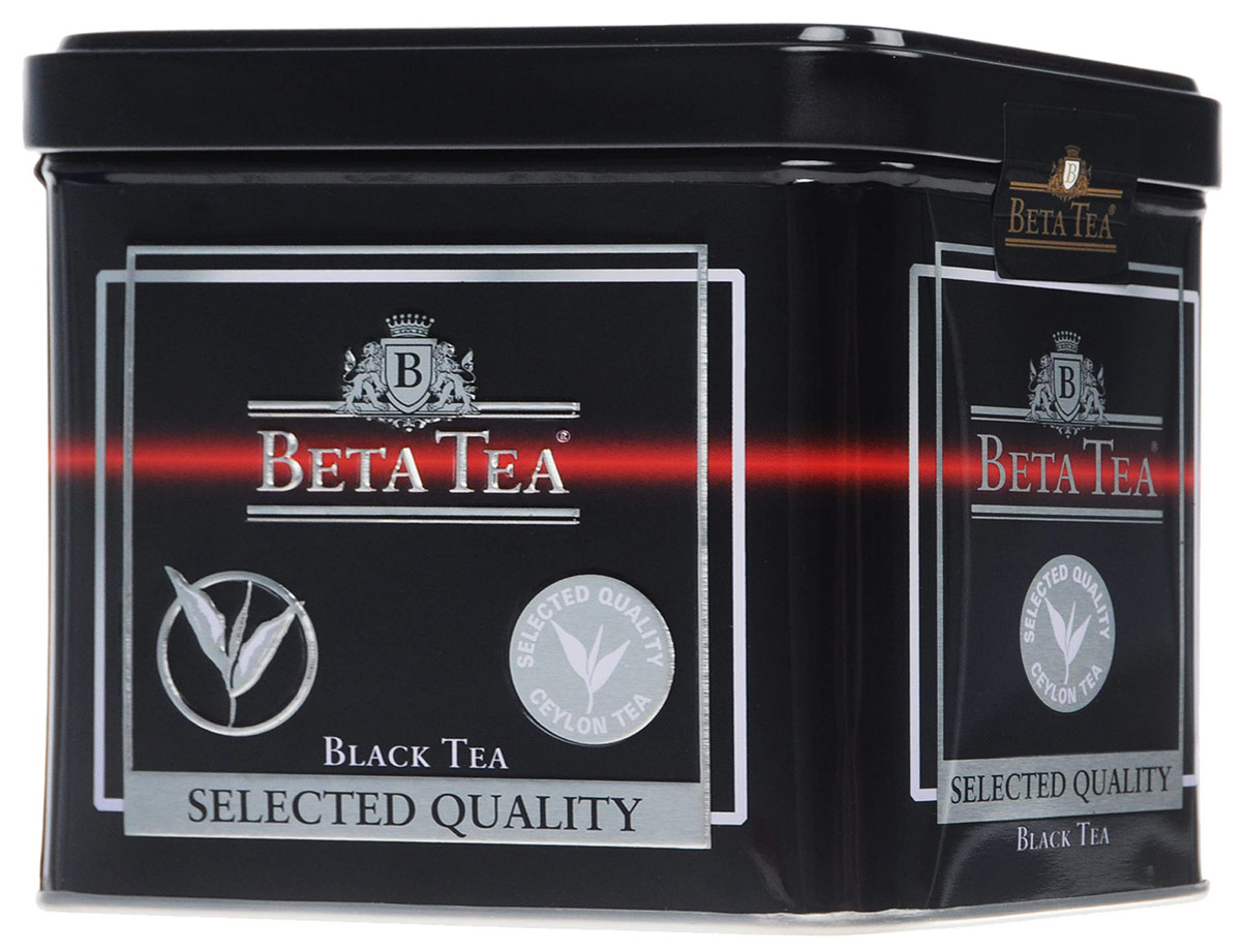Beta Tea Отборное качество черный листовой чай, 250 г (жестяная банка)8690717005515 Beta Tea Отборное качество черный листовой чай, 250 г (жестяная банка)8690717005515Этот сорт чая поставляют лучшие чайные плантации Шри-Ланки. Любители крепкого чая с терпким вкусом по достоинству оценят Beta Tea Отборное качество.