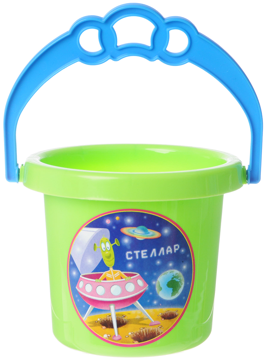 Stellar Ведро цвет салатовый 0,8 л1219_салатовый Stellar Ведро цвет салатовый 0,8 л1219_салатовыйДетское ведерко Stellar привлечет внимание вашего ребенка и станет незаменимым аксессуаром его игр в песочнице. Ведро выполнено из безопасного пластика и декорировано наклейкой с ярким рисунком. С помощью него ребенок сможет переносить песок и воду, лепить замки и многое другое. С таким ведерком игры на свежем воздухе принесут вашему малышу одно удовольствие! Объем ведра: 0,8 л.
