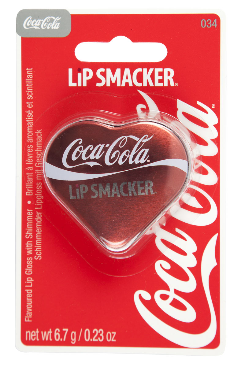 Lip Smacker Блеск для губ Coca Cola. Сердце5772 Lip Smacker Блеск для губ Coca Cola. Сердце5772Lip Smacker – это оригинальные блески и бальзамы для губ с самыми разнообразными ароматами. Прекрасно смягчают и увлажняют губы, придавая им сияние.