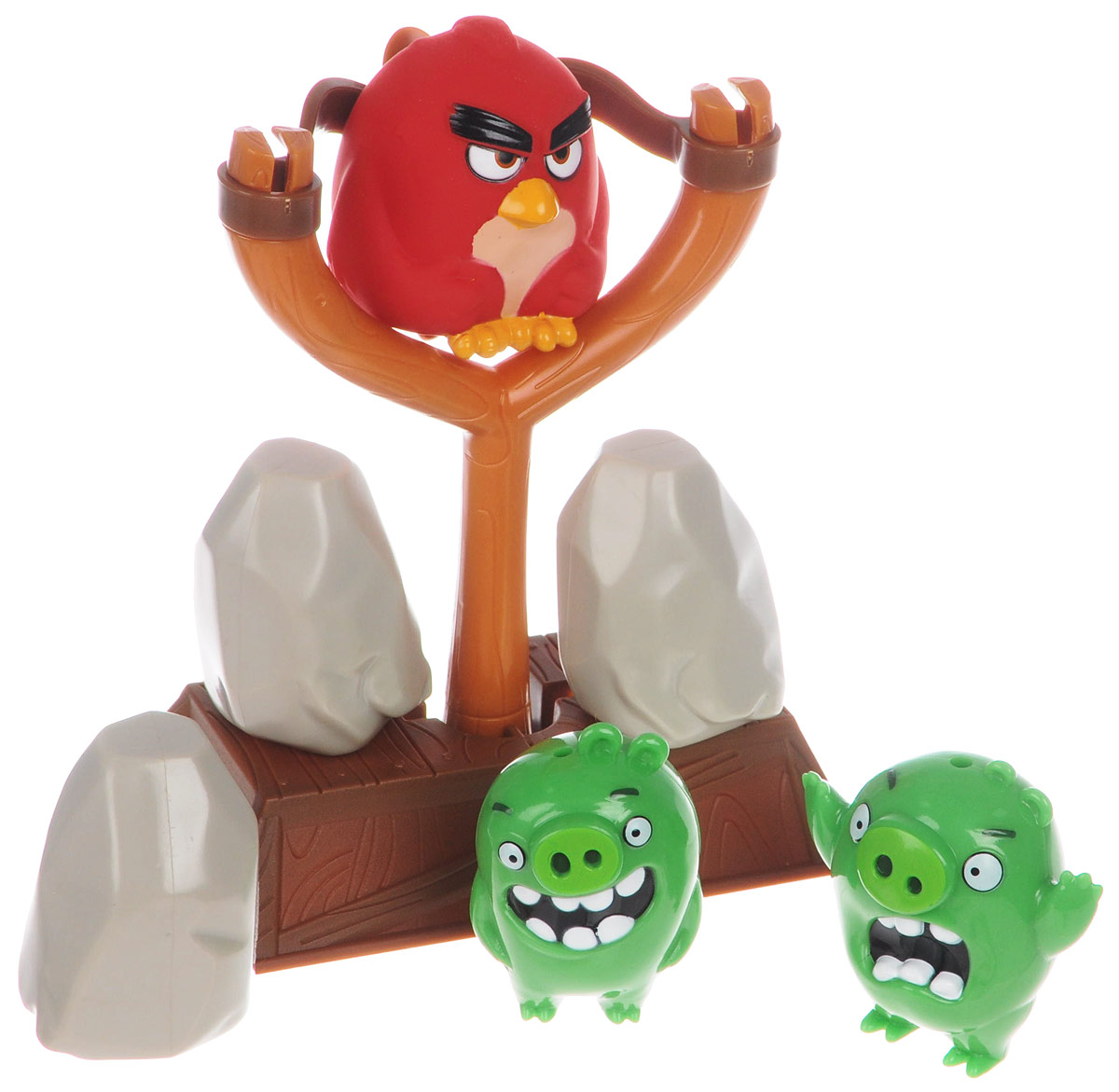 Angry Birds Игровой набор Тир сердитых птичек90504_три птички Angry Birds Игровой набор Тир сердитых птичек90504_три птичкиЗамечательный игровой набор Angry Birds Тир сердитых птичек создан специально для фанатов популярной игры и мультфильма. Сюжет тот же, что и для смартфонов. Из специальных блоков нужно изготовить постройку для поросят и с помощью рогатки стрелять в них птичкой Рэдом. Цель игры - сбить птичкой всех свинок. Набор выполнен из качественного и безопасного пластика. Игровой набор понравится не только поклонникам популярнейшей компьютерной игры Angry Birds, но и всем детям без исключения, ведь рушить постройки поросят не в виртуальном, а в реальном мире очень весело!