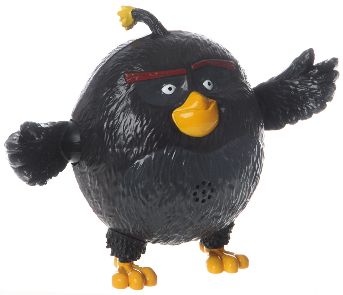 Angry Birds Фигурка озвученная Bomb90510_Bomb Angry Birds Фигурка озвученная Bomb90510_BombОзвученная фигурка Angry Birds Bomb создана специально для поклонников серии компьютерных игр Angry Birds. Фигурку со звуковыми эффектами, несомненно, оценят не только дети, но и взрослые. Изготовлена из пластика, ярко окрашена, внешний вид в точности повторяет прототипа из виртуального мира. Фигурка имеет подвижные конечности и произносит звуки и фразы из мультфильма (на английском языке). Порадуйте свое драгоценное чадо столь интересным, занимательным и развлекательным подарком. Рекомендуется докупить 3 батарейки типа LR44 (товар комплектуется демонстрационными).
