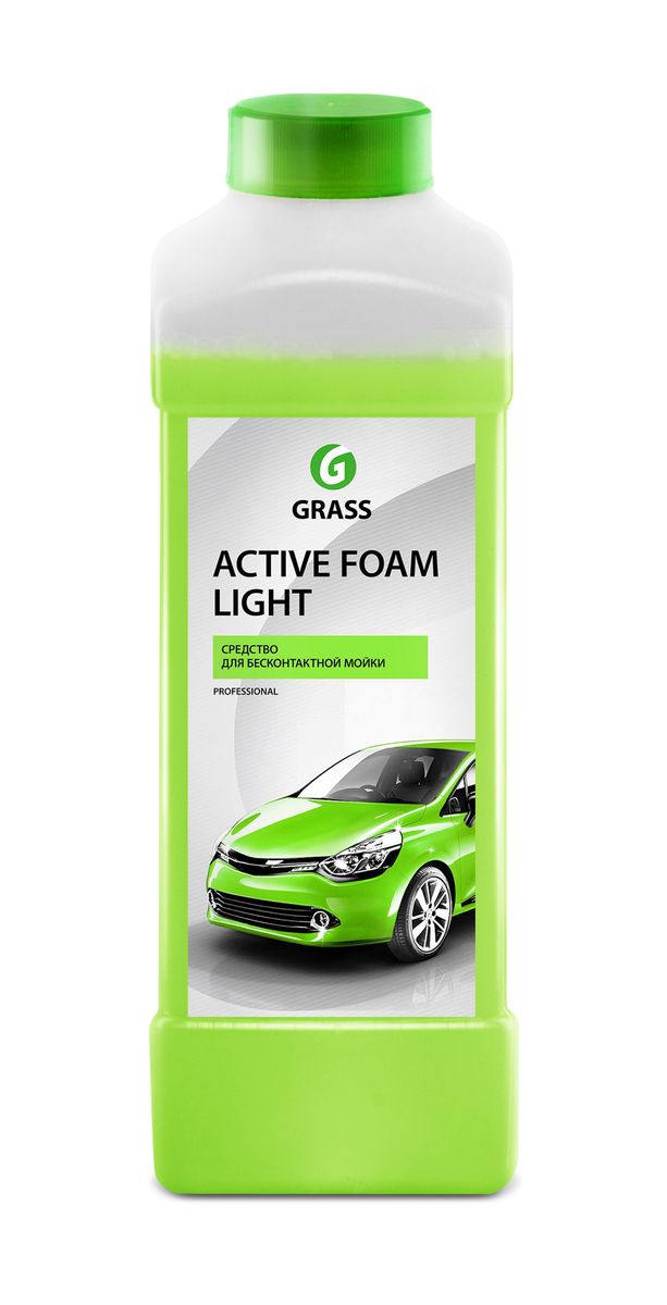 Активная пена Grass Active Foam Light, 1 л132100 Активная пена Grass Active Foam Light, 1 л132100Активная пена Grass Active Foam Light - это концентрированное слабощелочное средство для бесконтактной мойки автотранспорта. Без труда удаляет дорожную пыль, грязь, масло, следы от насекомых. Легко смывается с поверхности, не причиняя вреда покрытиям из сплавов цветных металлов. Идеально подходит для мойки автомобиля в летний период. Содержит антикоррозионные добавки. Перед нанесением средство необходимо разбавить с водой из расчета 1:20-1:50 (20-50 г/л) для пеногенератора или 1:1-1:2 (300-500 г) в пенокомплект (1 л). Товар сертифицирован.