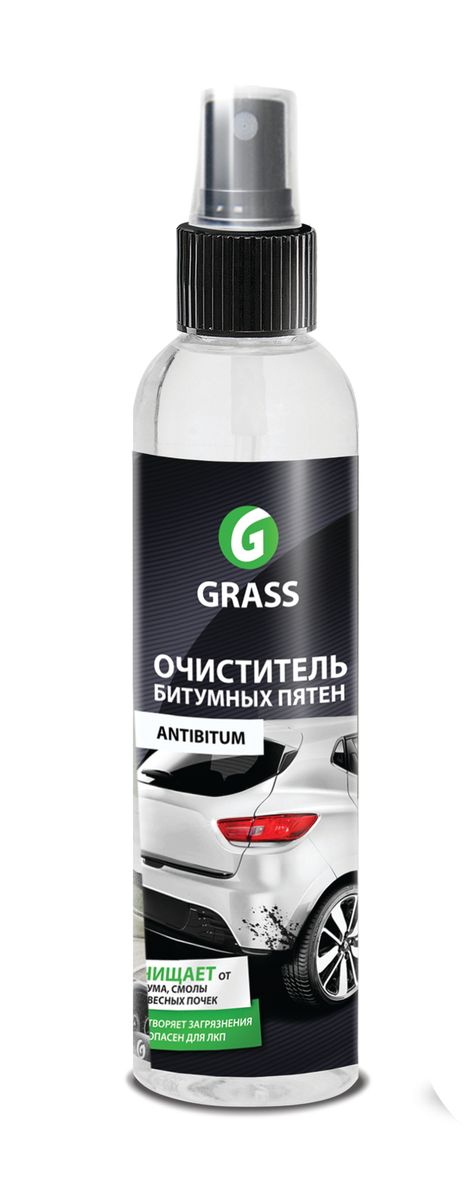 Очиститель битумных пятен Grass Antibitum, 250 мл155250 Очиститель битумных пятен Grass Antibitum, 250 мл155250Очиститель битумных пятен Grass Antibitum предназначено для удаления нефтепродуктов, смол, битумных пятен, следов резины и других дорожно- нефтяных загрязнений, а также пятен жира, чернил, граффити, маркера, остатков жевательной резинки с различных поверхностей. Не смешивать с водой. Товар сертифицирован.
