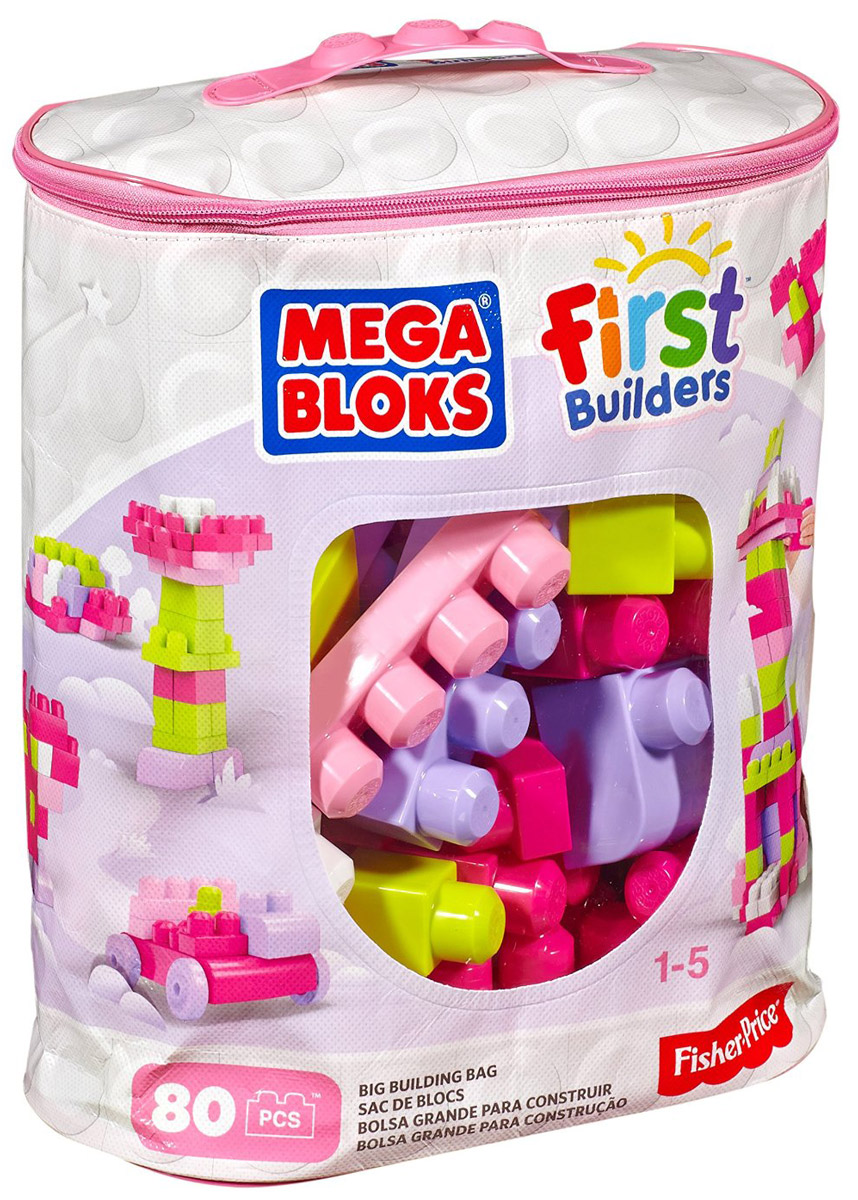 Mega Bloks First Builders Конструктор DCH62CYP72_DCH62 Mega Bloks First Builders Конструктор DCH62CYP72_DCH62Стройте и играйте вместе с конструктором Mega Bloks: First Builders! Его яркие разноцветные блоки постоянно подталкивают детей к новым экспериментам, развивая у них воображение и творческое мышление. Крупные блоки отлично подходят для маленьких пальчиков. После игры все детали можно убрать в удобную сумку на застежке-молнии! Конструктор предназначен специально для самых маленьких строителей. Играя с конструктором, малыш отлично разовьет мелкую моторику рук, координацию движений, усидчивость, воображение и фантазию, пространственное мышление, а также познакомится с такими понятиями, как цвет, форма и размер предмета.