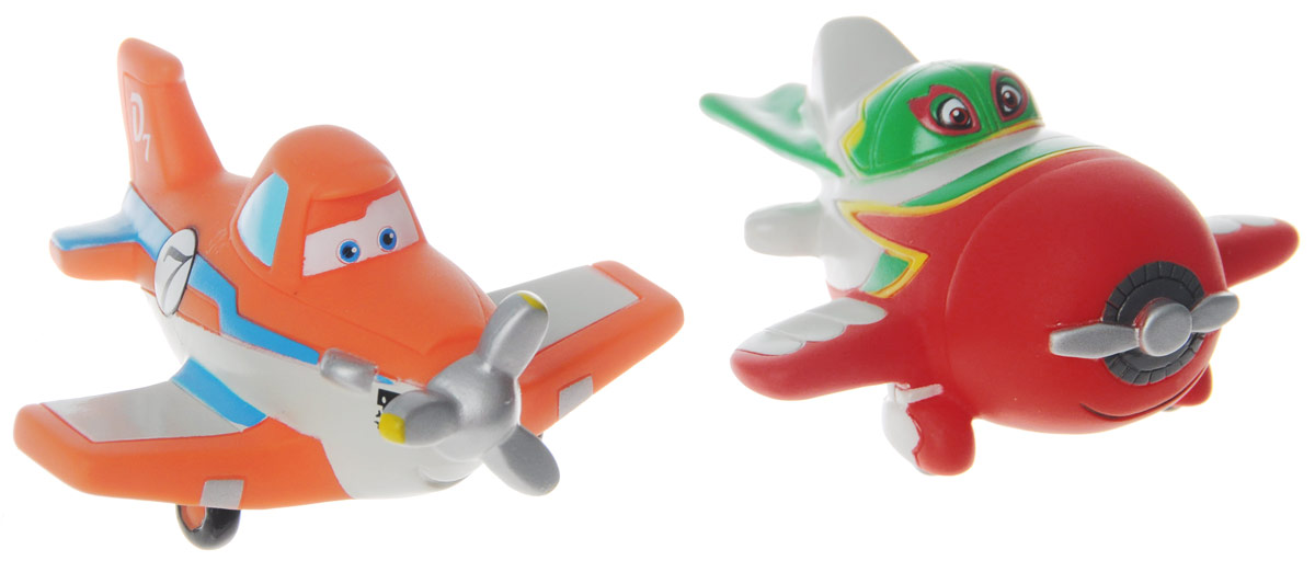 Играем вместе Набор игрушек для ванной Самолеты 2 шт178R-PVC Играем вместе Набор игрушек для ванной Самолеты 2 шт178R-PVCНабор игрушек для ванной Играем вместе Самолеты обязательно понравится вашему малышу и превратит купание в веселый и увлекательный процесс. Игрушки выполнены в виде героев мультфильма Самолеты. В набор входит самолетик Дасти, прирожденный гонщик, которого когда-то сконструировали для того, чтобы орошать поля, а также настоящая легенда воздушных гонок - Эль Чу! При нажатии на игрушку раздается громкий писк. Игрушки способствуют развитию внимательности, мелкой моторики рук, воображения, зрительного восприятия.