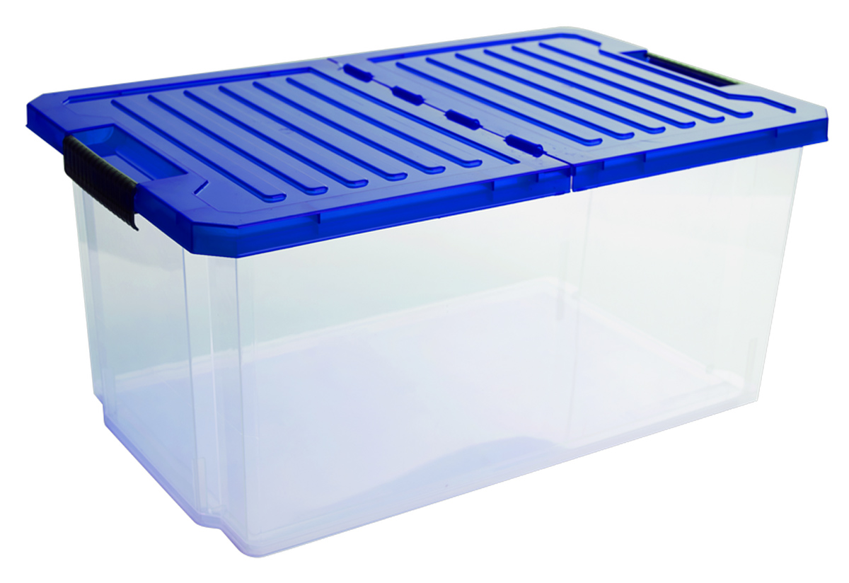 Ящик для хранения BranQ Unibox, цвет: синий, прозрачный, 12 лBQ2561СНЛЕГО Ящик для хранения BranQ Unibox, цвет: синий, прозрачный, 12 лBQ2561СНЛЕГОУниверсальный ящик для хранения BranQ Unibox, выполненный из прочного пластика, поможет правильно организовать пространство в доме и сэкономить место. В нем можно хранить все, что угодно: одежду, обувь, детские игрушки и многое другое. Прочный каркас ящика позволит хранить как легкие вещи, так и переносить собранный урожай овощей или фруктов. Изделие оснащено складной крышкой, которая защитит вещи от пыли, грязи и влаги. Эргономичные ручки- защелки, позволяют переносить ящик как с крышкой, так и без нее.