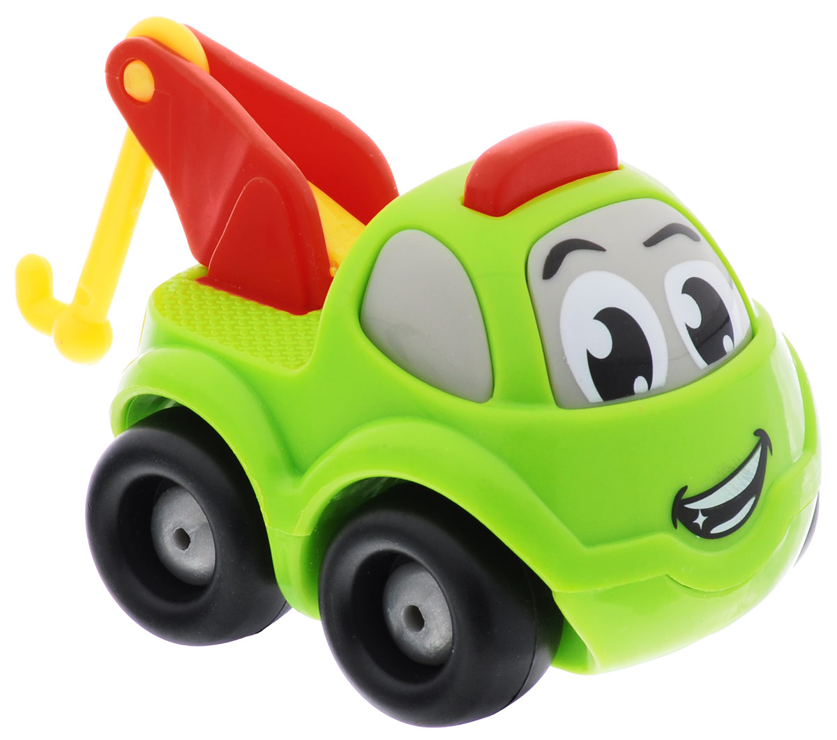 Smoby Машинка Vroom Planet с краном цвет салатовый211257_салатовый Smoby Машинка Vroom Planet с краном цвет салатовый211257_салатовыйМини-машинка с краном Smoby привлечет внимание вашего ребенка и надолго останется его любимой игрушкой. Плавные формы без острых углов, яркие цвета - все это выгодно выделяет эту игрушку из ряда подобных. Игрушка в виде машинки, у которой вместо кузова установлен яркий поднимающийся кран. Кабина машинки оформлена в виде лица - с глазками и задорной улыбкой. Машинка развивает концентрацию внимания, координацию движений, мелкую моторику рук, цветовое восприятие и воображение. Малыш будет часами играть с этой машинкой, придумывая разные истории.