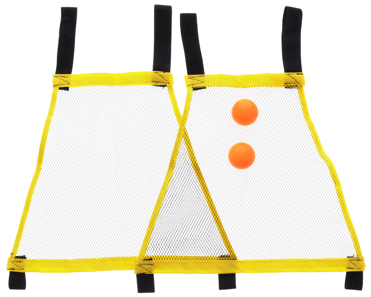 YG Sport Игровой набор Поймай мячикYG11T YG Sport Игровой набор Поймай мячикYG11TИгровой набор YG Sport Поймай мячик - отличное развлечение для детей на свежем воздухе. Специальными сетками-ловушками необходимо ловить мяч, перекидывая друг другу, или же отбивать его, как при игре в бадминтон. Наденьте две петли сетки-ловушки на плечи, а две другие петли оттяните большими пальцами рук. Отбивайте и ловите шарик то расслабляя, то сильнее натягивая сетку. Проявите свою ловкость и скорость реакции!