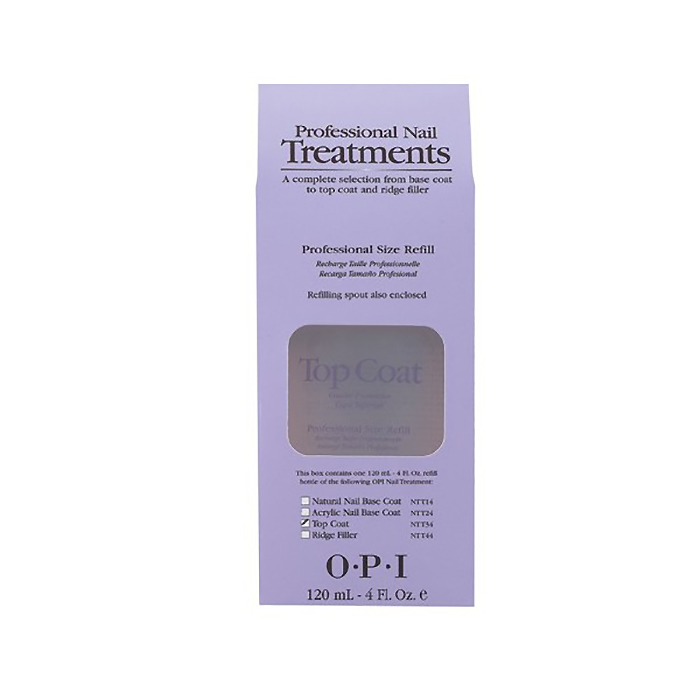 OPI Покрытие закрепляющее Top Coat, 120 млNTT34 OPI Покрытие закрепляющее Top Coat, 120 млNTT34Верхнее покрытие для ногтей OPI. Закрепитель лака для ногтей OPI оставляет после высыхания гладкую ровную поверхность и зеркальный блеск цветного слоя лака для ногтей. Использовать верхний закрепитель необходимо после покрытия ногтей лаком.