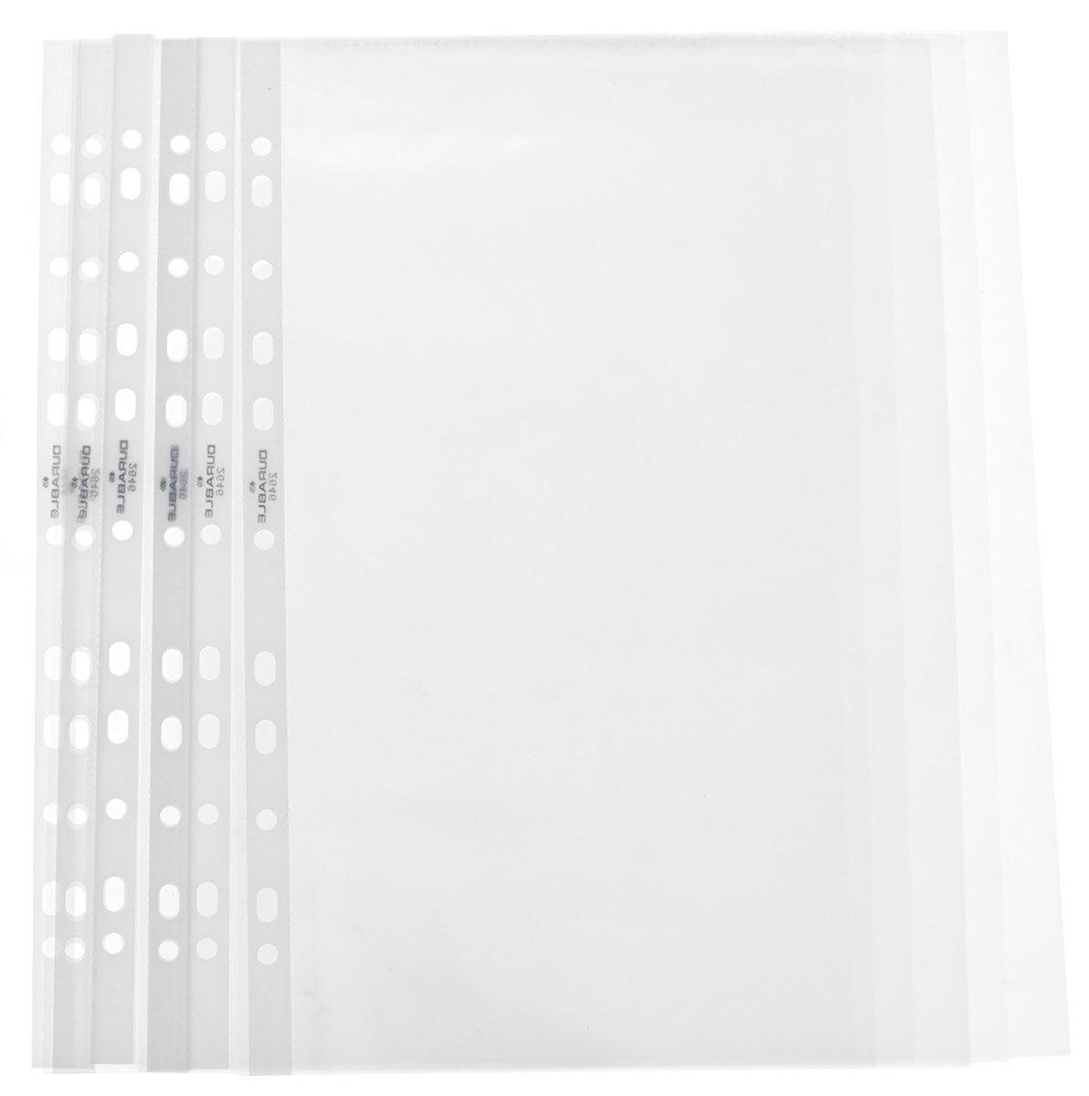 Durable Файл-вкладыш с перфорацией цвет прозрачный 10 шт 2643-192643-19 Durable Файл-вкладыш с перфорацией цвет прозрачный 10 шт 2643-192643-19Файл-вкладыш Durable отлично подойдет для подшивки документов в архивные папки без перфорирования дыроколом. Выполнен из особо прочного материала, предназначен для документов формата А4 и А4+. Файл вмещает до 40 листов, имеет прочный шов. Мультиперфорация совместима с папками на 2 и 4 кольцах. В упаковке 10 прозрачных файлов-вкладышей.