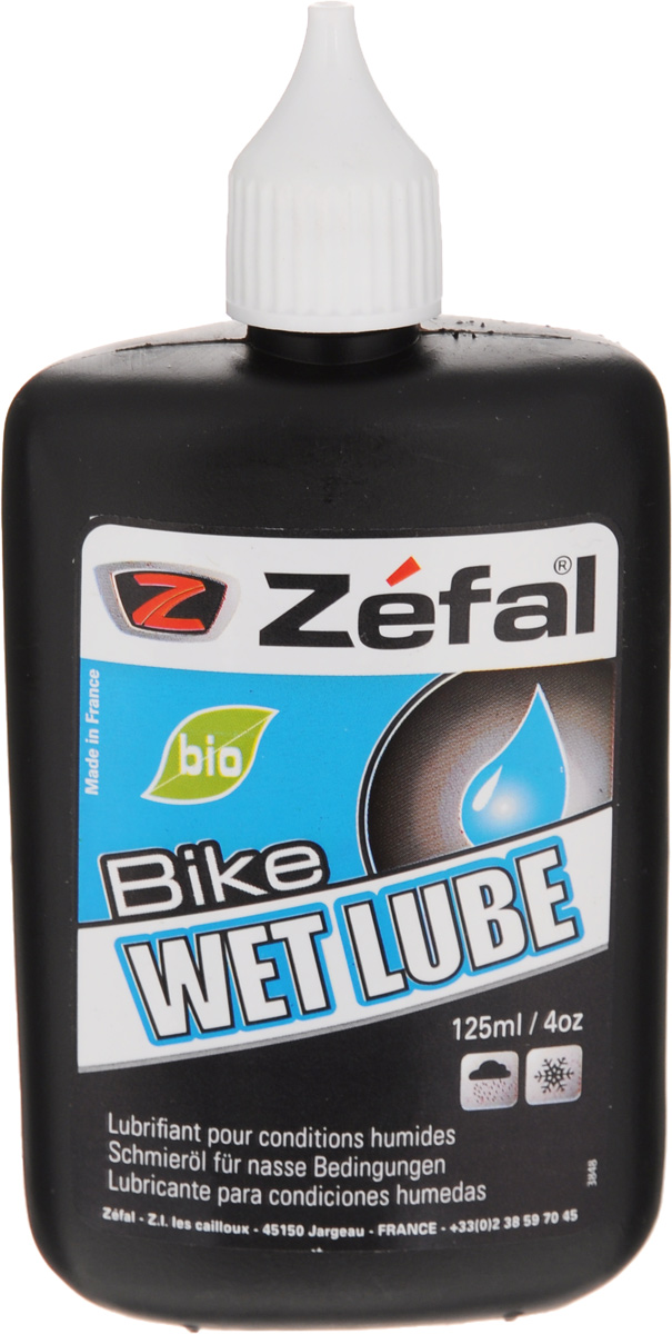 Смазка для велосипедной цепи Zefal Wet Lube, для влажной погоды, 125 мл000602 Смазка для велосипедной цепи Zefal Wet Lube, для влажной погоды, 125 мл000602Жидкая смазка для велосипедной цепи Zefal Wet Lube предназначена для использования во время влажной погоды. Это идеальный вариант для обеспечения максимальной работы вашей цепи и ее сохранности. Zefal – старейший французский производитель велосипедных аксессуаров премиального качества, основанный в 1880 году, является номером один на французском рынке велосипедных аксессуаров.