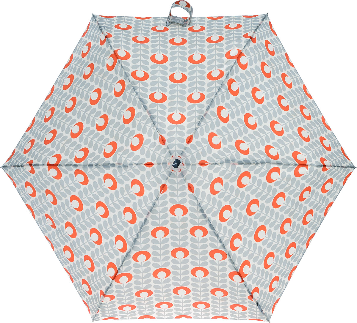 Зонт женский Orla Kiely Tiny, механический, 5 сложений, цвет: бежевый, серый, оранжевый. L744-3209L744-3209 FlowerOvalStemTomato Зонт женский Orla Kiely Tiny, механический, 5 сложений, цвет: бежевый, серый, оранжевый. L744-3209L744-3209 FlowerOvalStemTomatoСтильный механический зонт Orla Kiely Tiny в 5 сложений даже в ненастную погоду позволит вам оставаться элегантной. Облегченный каркас зонта выполнен из 6 спиц из фибергласса и алюминия, стержень также изготовлен из алюминия, удобная рукоятка - из дерева. Купол зонта выполнен из прочного полиэстера. В закрытом виде застегивается хлястиком на липучке. Яркий оригинальный рисунок в виде оригинальных листьев поднимет настроение в дождливый день. Зонт механического сложения: купол открывается и закрывается вручную до характерного щелчка. На рукоятке для удобства есть небольшой шнурок, позволяющий надеть зонт на руку тогда, когда это будет необходимо. К зонту прилагается чехол, который оформлен нашивкой с названием бренда. Такой зонт компактно располагается в кармане, сумочке, дверке автомобиля.