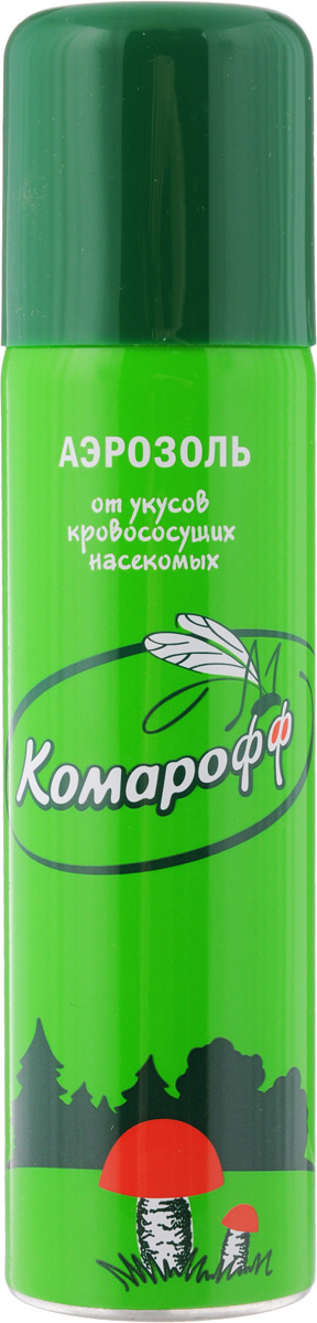 Аэрозоль от укусов насекомых Комарофф, 150 мл66700704 Аэрозоль от укусов насекомых Комарофф, 150 мл66700704Аэрозоль Комарофф предназначен для эффективной защиты от укусов кровососущих насекомых (комаров, мошек, слепней, мокрецов, москитов и блох). Нейтрален для кожи. Обеспечивает эффективную защиту до четырех часов. Состав: 10% N,N-диэтил-m-толумид, 10% диметилфталат, 37,85% спирт изопропиловый, пропиленгликоль, глицерин, пропеллент углеводородный, масло эфирное мятное. Товар сертифицирован.