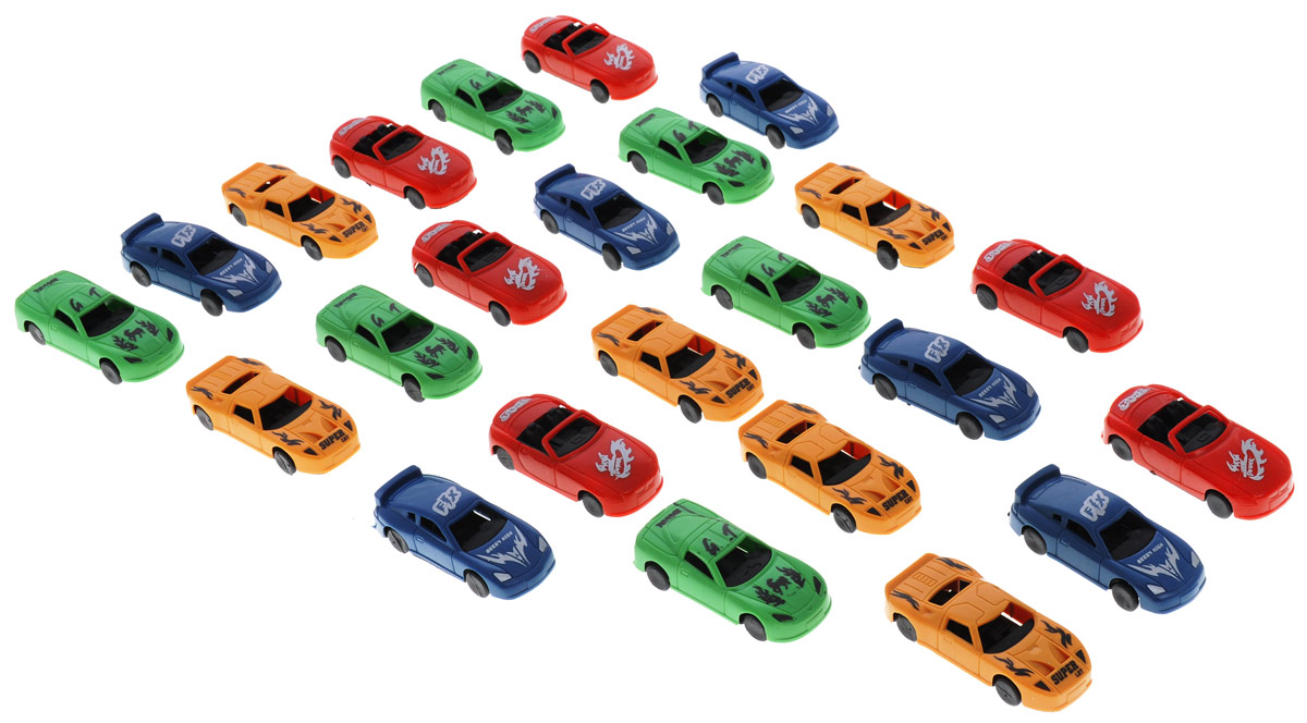 Lion Набор машинок Classic Racing 24 штB1284465 Lion Набор машинок Classic Racing 24 штB1284465Набор машинок Lion Classic Racing понравится любому мальчику. В набор входит 24 спортивные и гоночные машинки. Каждая машинка имеет индивидуальную форму и раскраску. Машинки изготовлены из качественных и безопасных материалов. Имея такой автопарк, можно устраивать соревнования и гонки с друзьями. Благодаря разнообразию моделей и цветов скучать будет некогда.
