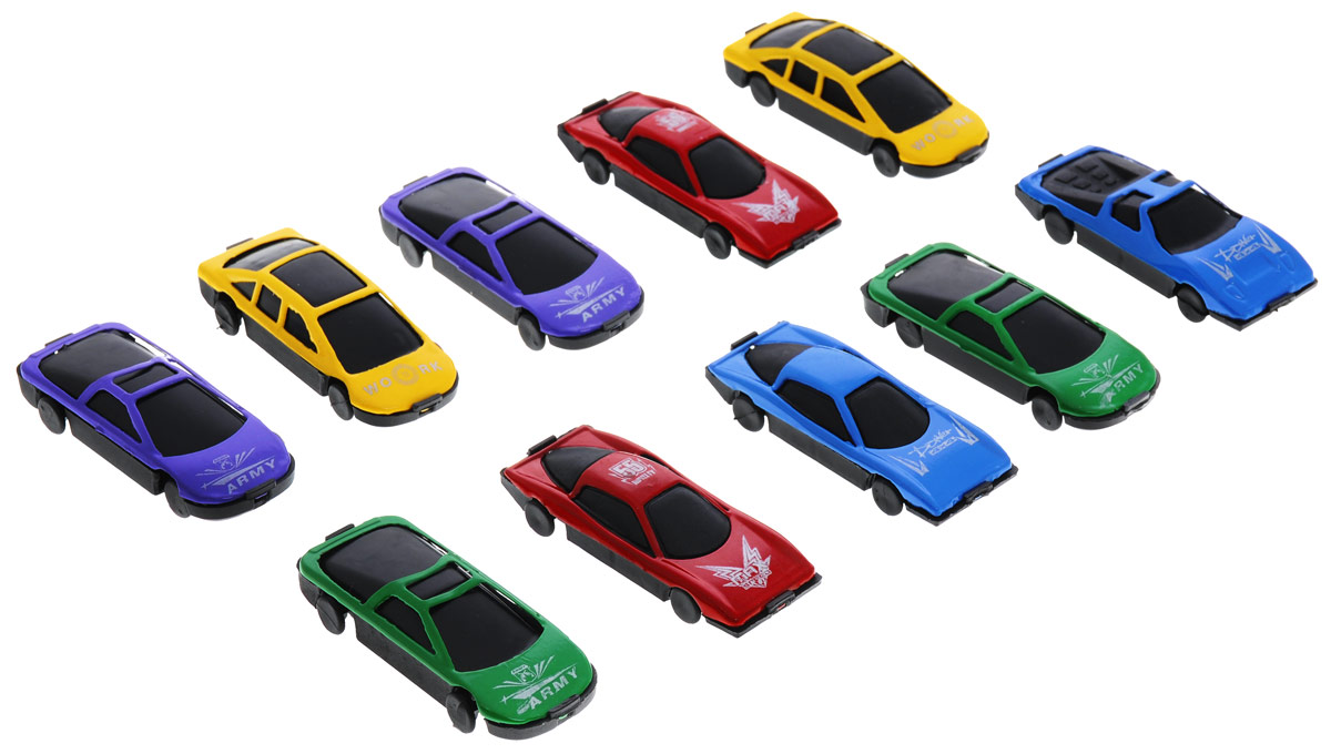 Little Ant Набор машинок Auto World 10 штB1213974 (240) Little Ant Набор машинок Auto World 10 штB1213974 (240)Набор машинок Little Ant Auto World понравится любому мальчику. В набор входит 10 спортивных и гоночных автомобилей в масштабе 1:64. Каждая машинка имеет индивидуальную форму и раскраску. Машинки изготовлены из качественных и безопасных материалов. Имея такой автопарк, можно устраивать соревнования и гонки с друзьями. Благодаря разнообразию моделей и цветов скучать будет некогда.