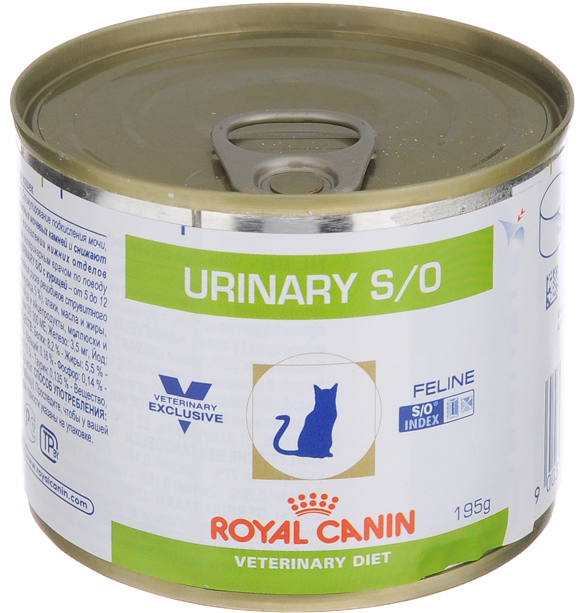 Консервы Royal Canin Urinary Feline S/O для кошек, при заболеваниях мочекаменной болезнью, 195 г54638 Консервы Royal Canin Urinary Feline S/O для кошек, при заболеваниях мочекаменной болезнью, 195 г54638Консервы Royal Canin Urinary Feline S/O предназначены для кошек с заболеваниями нижних мочевыводящих путей. Показания: - Растворение струвитов; - Профилактика рецидивов уролитиаза, вызываемого струвитами и оксалатами кальция. Примечание: - При повторяющемся идиопатическом цистите рекомендуется влажный диетический корм Urinary S/O Feline; - Перед назначением пожилым животным корма Urinary S/O Feline необходимо убедиться в нормальном функционировании их почек. Противопоказания: - Беременность, лактация, рост; - Хроническая почечная недостаточность; - Метаболический ацидоз; - Сердечная недостаточность; - Гипертония; - Применение лекарственных препаратов, которые используются для подкисления мочи. Длительность курса применения: Струвитные камни растворяются при применении специальной диеты в течение 5-12 недель. Для предупреждения рецидивов уролитиаза курс лечения следует...