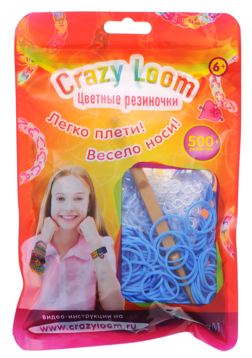 Оригами Набор резиночек Crazy Loom цвет синий 500 штAST000000000180226 Оригами Набор резиночек Crazy Loom цвет синий 500 штAST000000000180226Набор синих резиночек Оригами Crazy Loom подходит для создания различных украшений с помощью увлекательного плетения. Резиночки хорошо тянутся, позволяя плести разнообразные узоры. Плетение резиночками удобно выполнять руками или крючком. Концы готового браслета удобно соединять специальными замочками. В наборе - 15 замочков. Резинки очень долго сохраняют первоначальный вид и цвет. Набор призван развивать фантазию и воображение ребенка, он тренирует мелкую моторику, учит быть внимательным и терпеливым, дает понимание моды и стиля. В наборе 500 резиночек, 15 замочков и крючок.