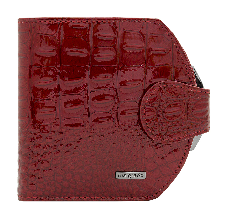 Кошелек женский Malgrado, цвет: красный. 41007-0170141007-01701# Red Кошелек Сред. Malgrado Кошелек женский Malgrado, цвет: красный. 41007-0170141007-01701# Red Кошелек Сред. MalgradoСтильный кошелек Malgrado изготовлен из натуральной кожи красного цвета высшего качества с тиснением под рептилию. Внутри два глубоких кармана для купюр, три кармашка для визиток, один пластиковый кармашек для фото. Сзади расположен карман на защелке для мелочи. Кошелек закрывается хлястиком на кнопку. Кошелек упакован в коробку из плотного картона с логотипом фирмы. Такой кошелек станет замечательным подарком человеку, ценящему качественные и практичные вещи.