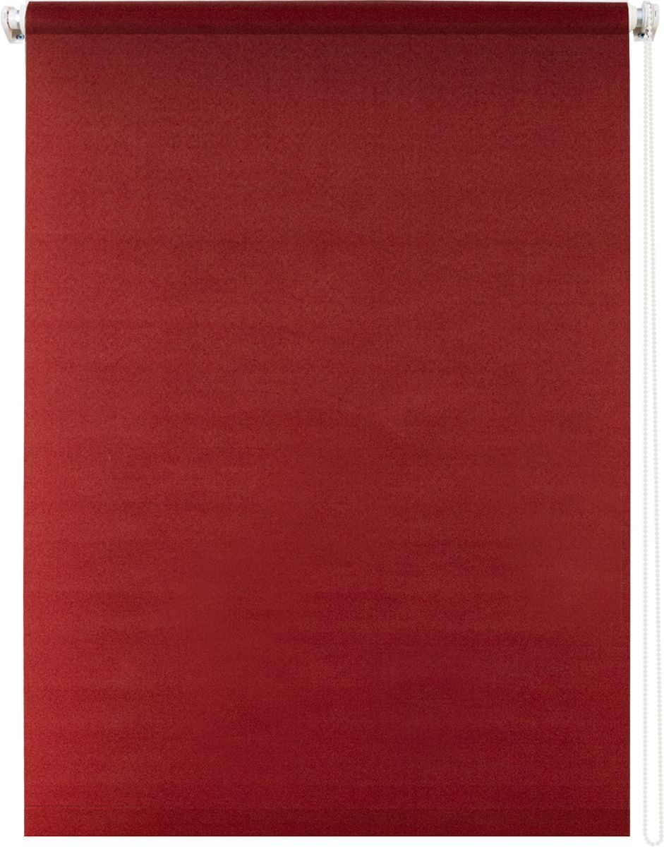 Штора рулонная Уют Плайн, цвет: красный, 80 х 175 см62.РШТО.7511.080х175 Штора рулонная Уют Плайн, цвет: красный, 80 х 175 см62.РШТО.7511.080х175Штора рулонная Уют Плайн выполнена из прочного полиэстера с обработкой специальным составом, отталкивающим пыль. Ткань не выцветает, обладает отличной цветоустойчивостью и светонепроницаемостью. Штора закрывает не весь оконный проем, а непосредственно само стекло и может фиксироваться в любом положении. Она быстро убирается и надежно защищает от посторонних взглядов. Компактность помогает сэкономить пространство. Универсальная конструкция позволяет крепить штору на раму без сверления, также можно монтировать на стену, потолок, створки, в проем, ниши, на деревянные или пластиковые рамы. В комплект входят регулируемые установочные кронштейны и набор для боковой фиксации шторы. Возможна установка с управлением цепочкой как справа, так и слева. Изделие при желании можно самостоятельно уменьшить. Такая штора станет прекрасным элементом декора окна и гармонично впишется в интерьер любого помещения.