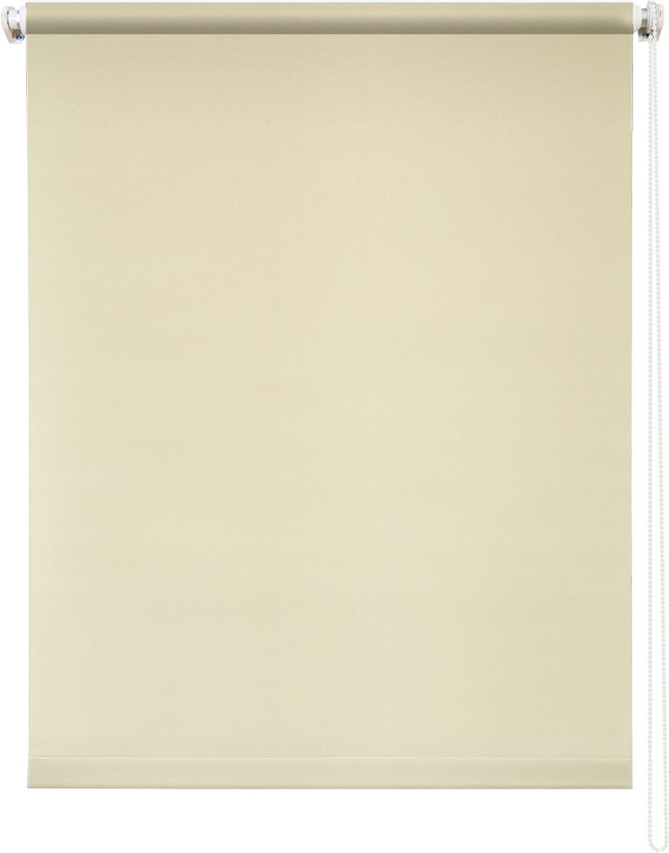 Штора рулонная Уют "Плайн", цвет: сливочный, 90 х 175 см