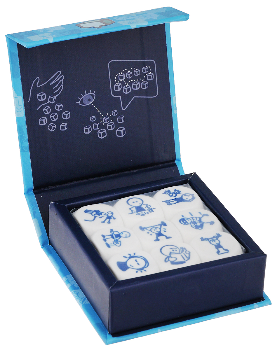 Rorys Story Cubes Игральные кубики ДействияRSC2 Rorys Story Cubes Игральные кубики ДействияRSC2Игральные кубики Story Cubes Действия - это уникальная игра для всей семьи, которая позволит вам стать рассказчиком историй, и придумать свою невероятную историю, насыщенную событиями и неожиданными поворотами. В эту игру можно играть одному или в компании, а самое главное - здесь не бывает проигравших! Выбрасывайте 9 кубиков на стол, и со слова Однажды… начинайте свою историю, которая должна связывать изображения на всех 9 кубиках, начиная с того, который первым привлек ваше внимание. Здесь нет неправильных ответов! Также, кубики историй могут стать великолепным пособием для изучения иностранных языков. Эта уникальная игра поможет вам развить навыки рассказчика, творческое мышление, а также поднимет настроение, подарит вдохновение, и надолго увлечет как детей, так и взрослых!